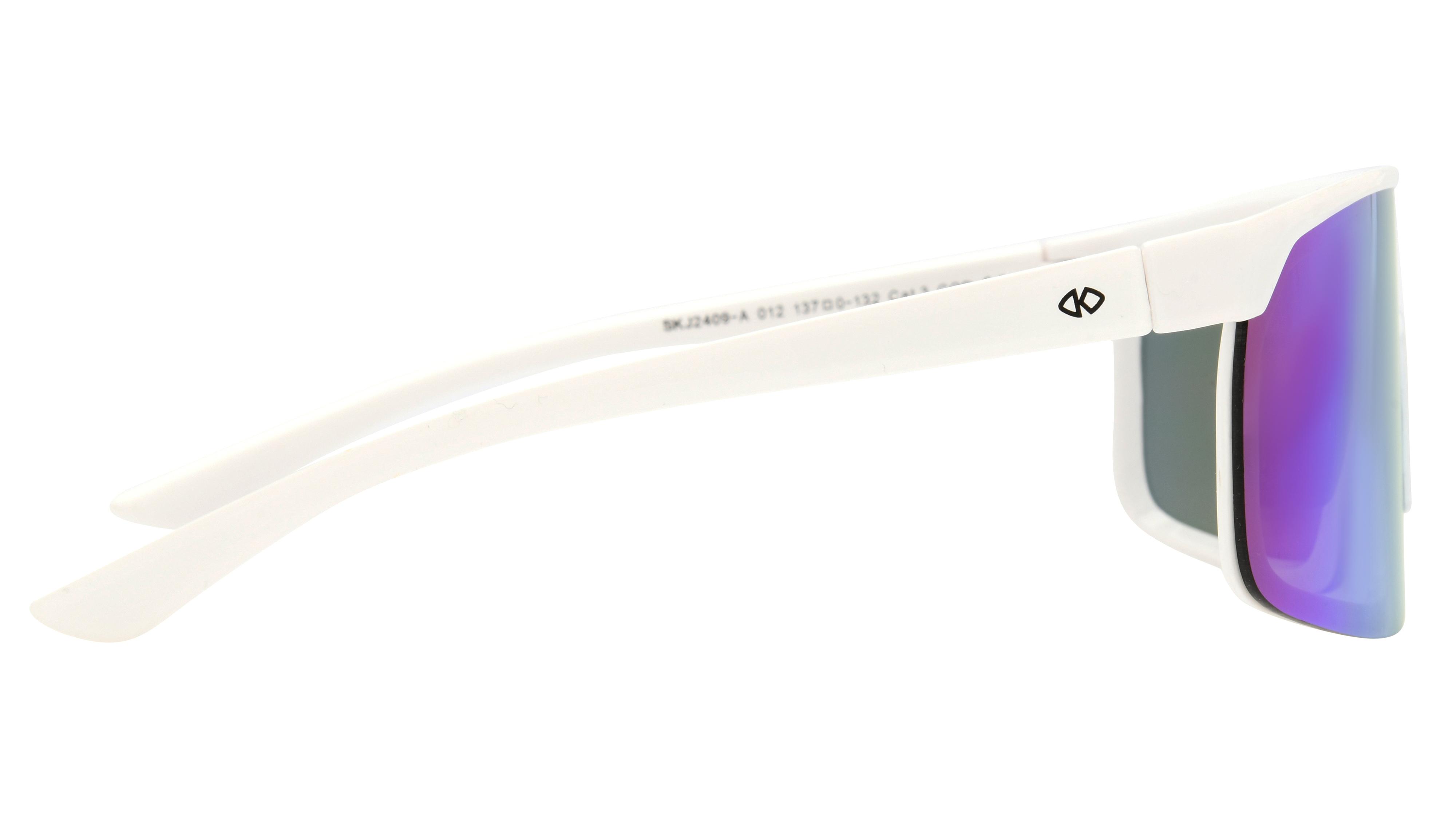 Lunettes de soleil Signature Krys Mixte Blanc Aviateur Skj2409-A Droite