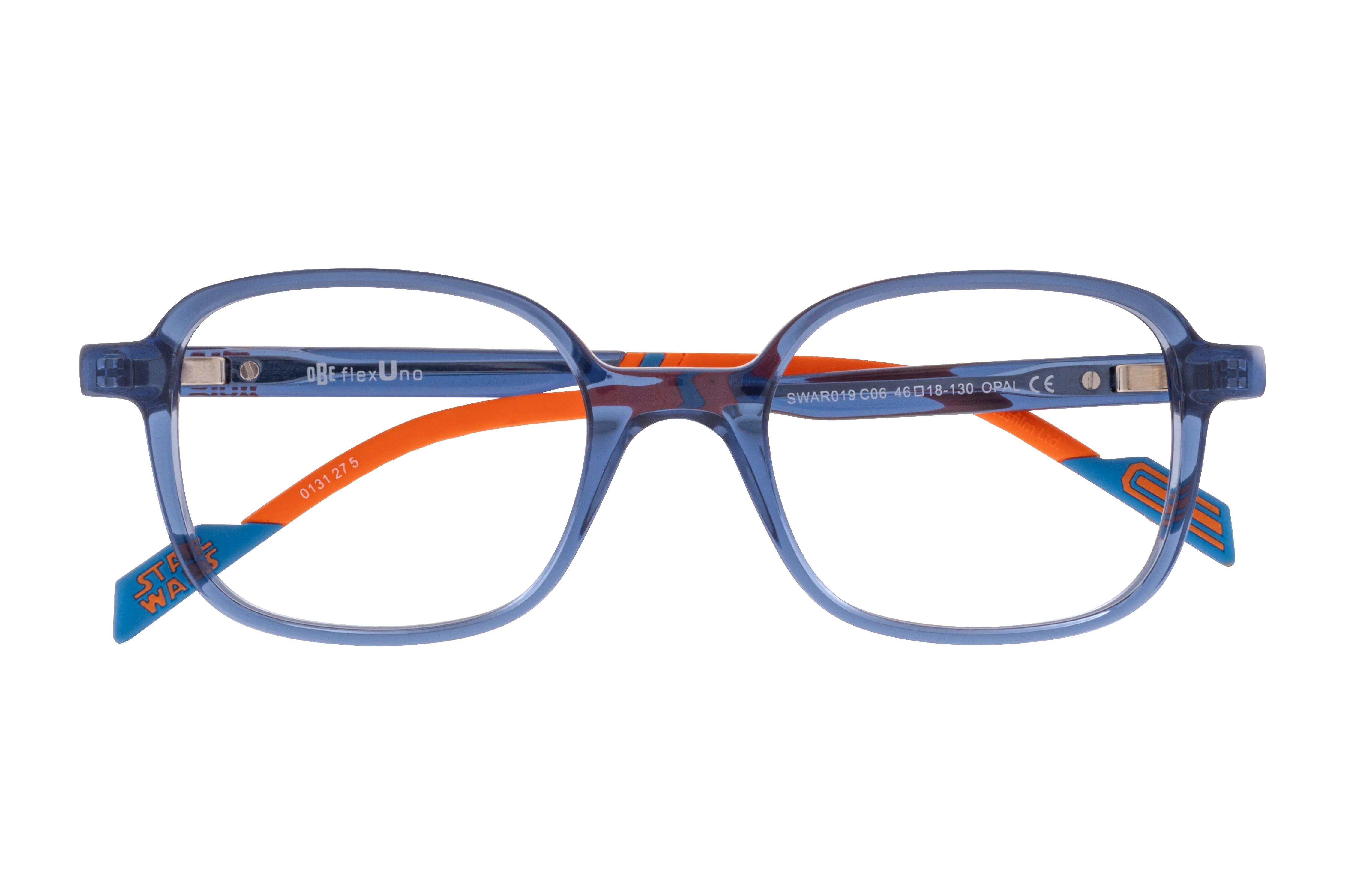Lunettes de vue Starwars  Bleu Carré SWAR019C06 Face