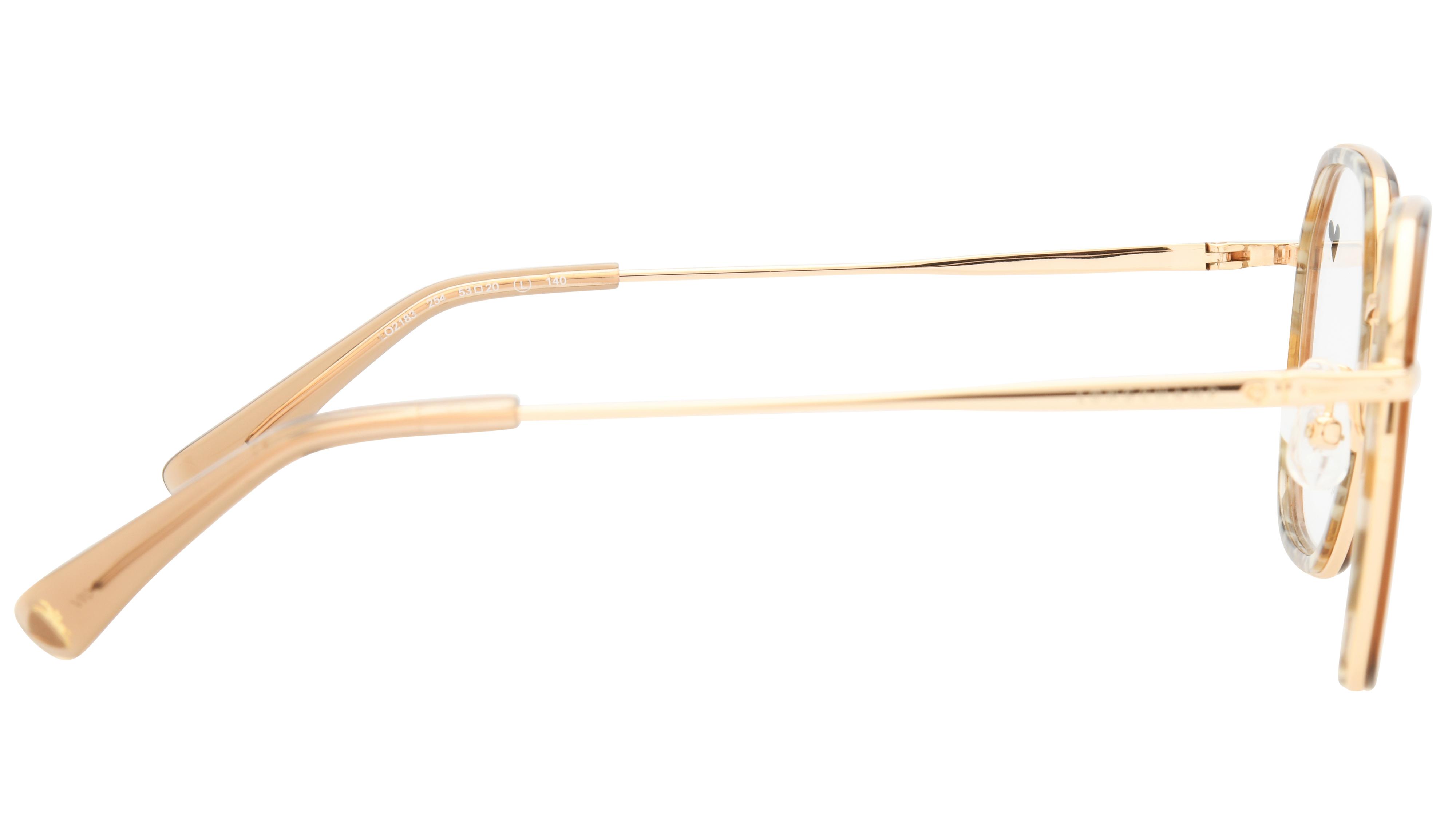 Lunettes de vue Longchamp Femme Marron Carré Lo2183 Droite