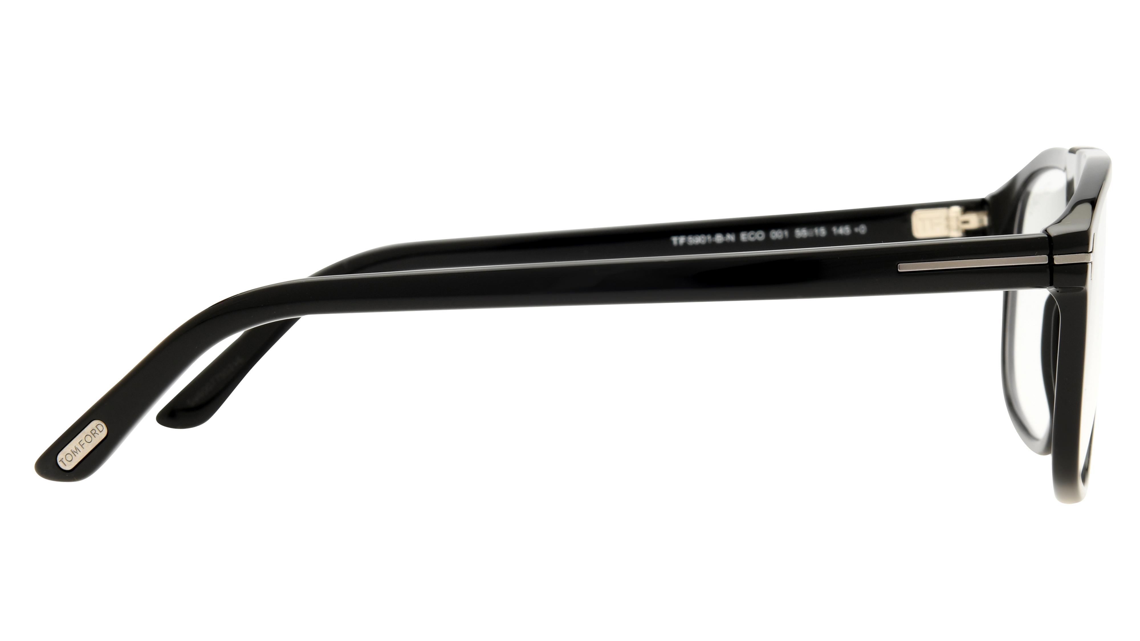 Lunettes de vue Tom Ford Femme Noir Aviateur Tf5901-B-N Droite