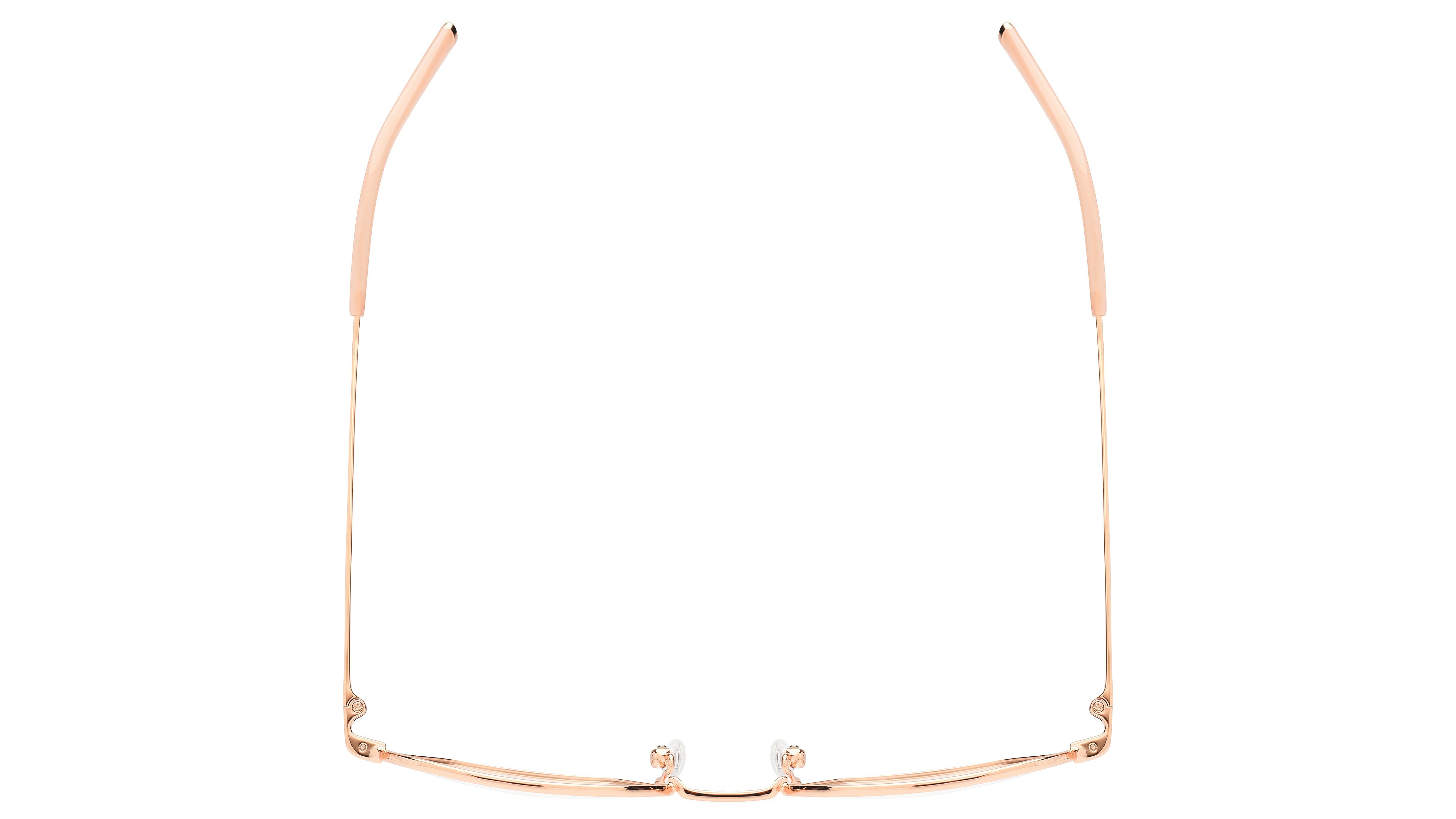 Lunettes de vue Signature Krys Femme Or Rectangle Ml2206 Dessus