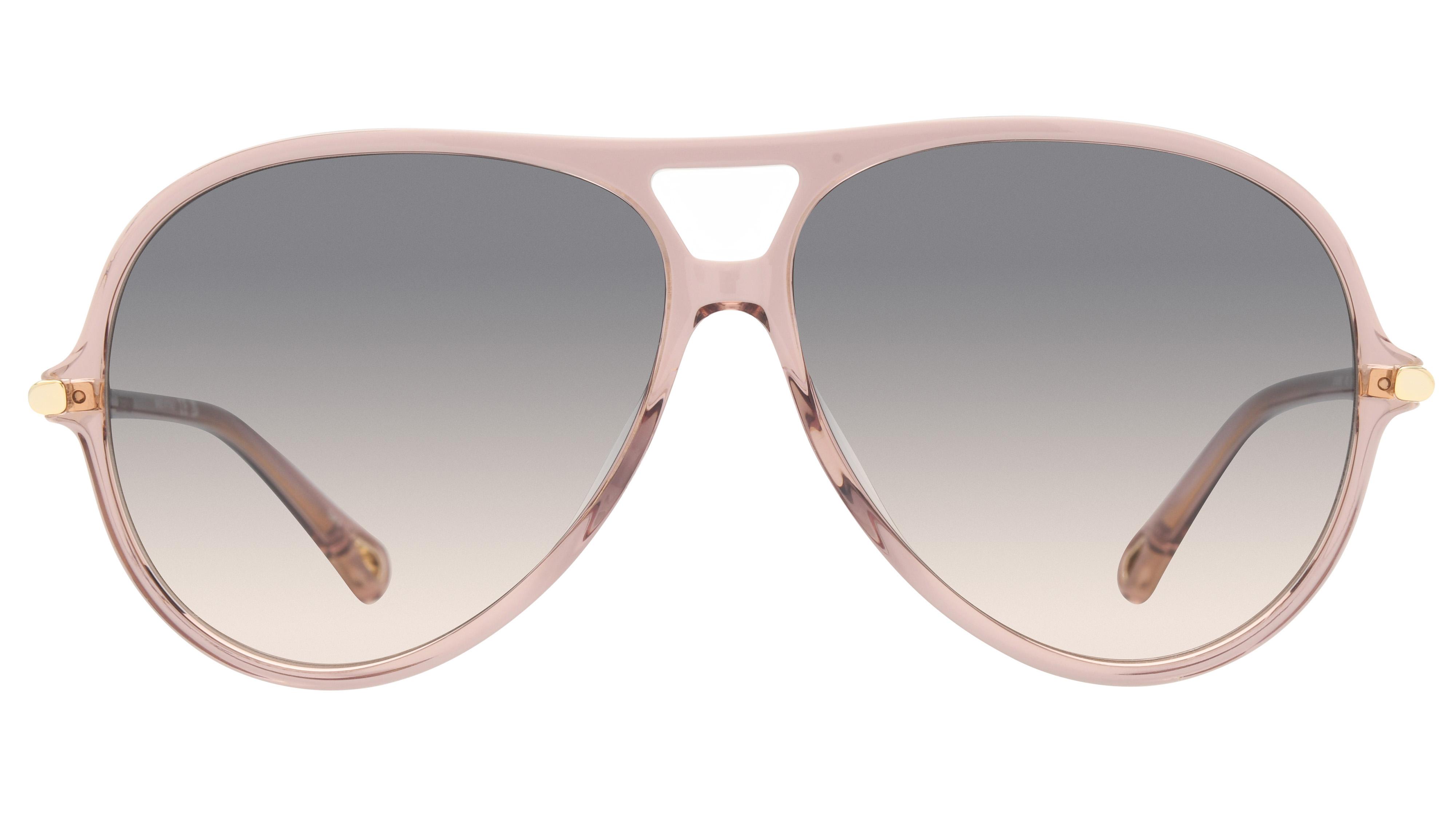 Lunettes de soleil Chloé Femme Rose Aviateur Ch0395S Face
