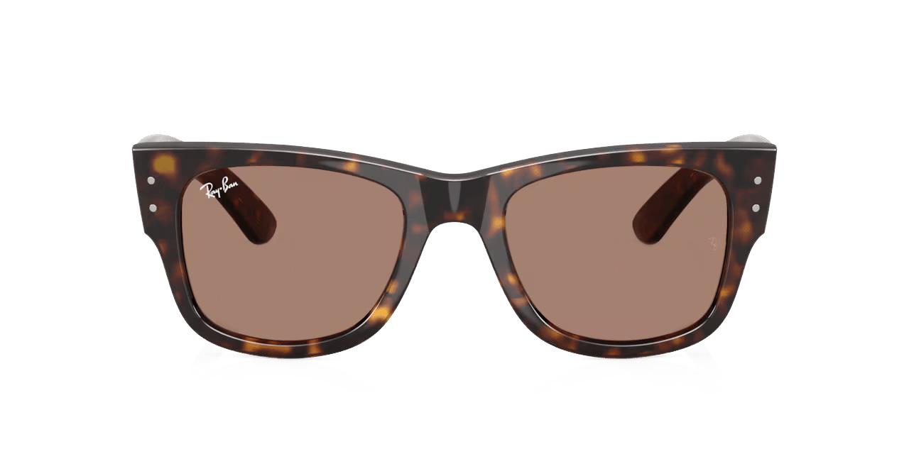 Lunettes de soleil Ray-Ban Mixte Écaille Carré RB0840S Face
