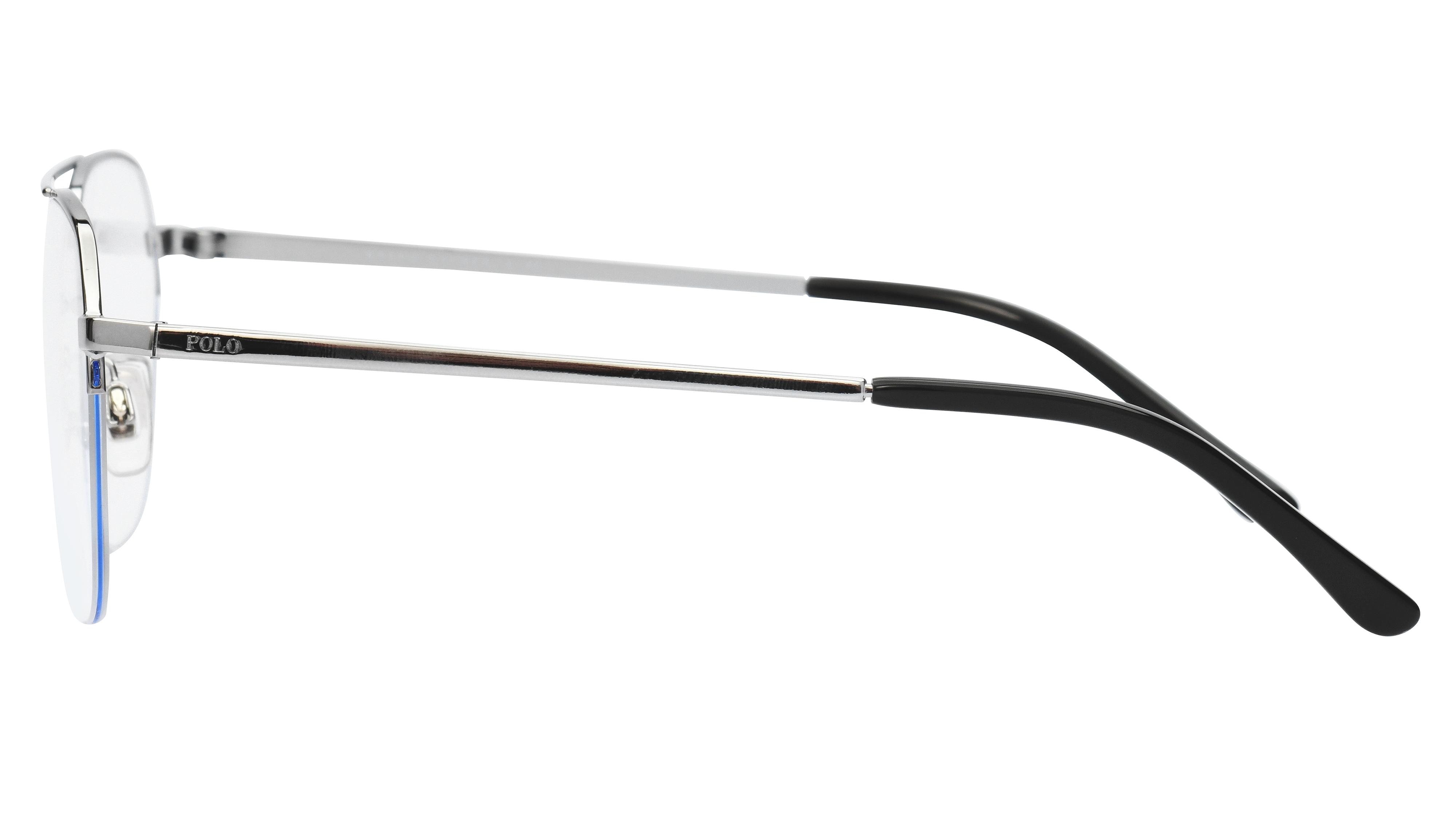 Lunettes De Vue Polo Ralph Lauren Ph1183 9002 Argent Brillant Aviateur Krys