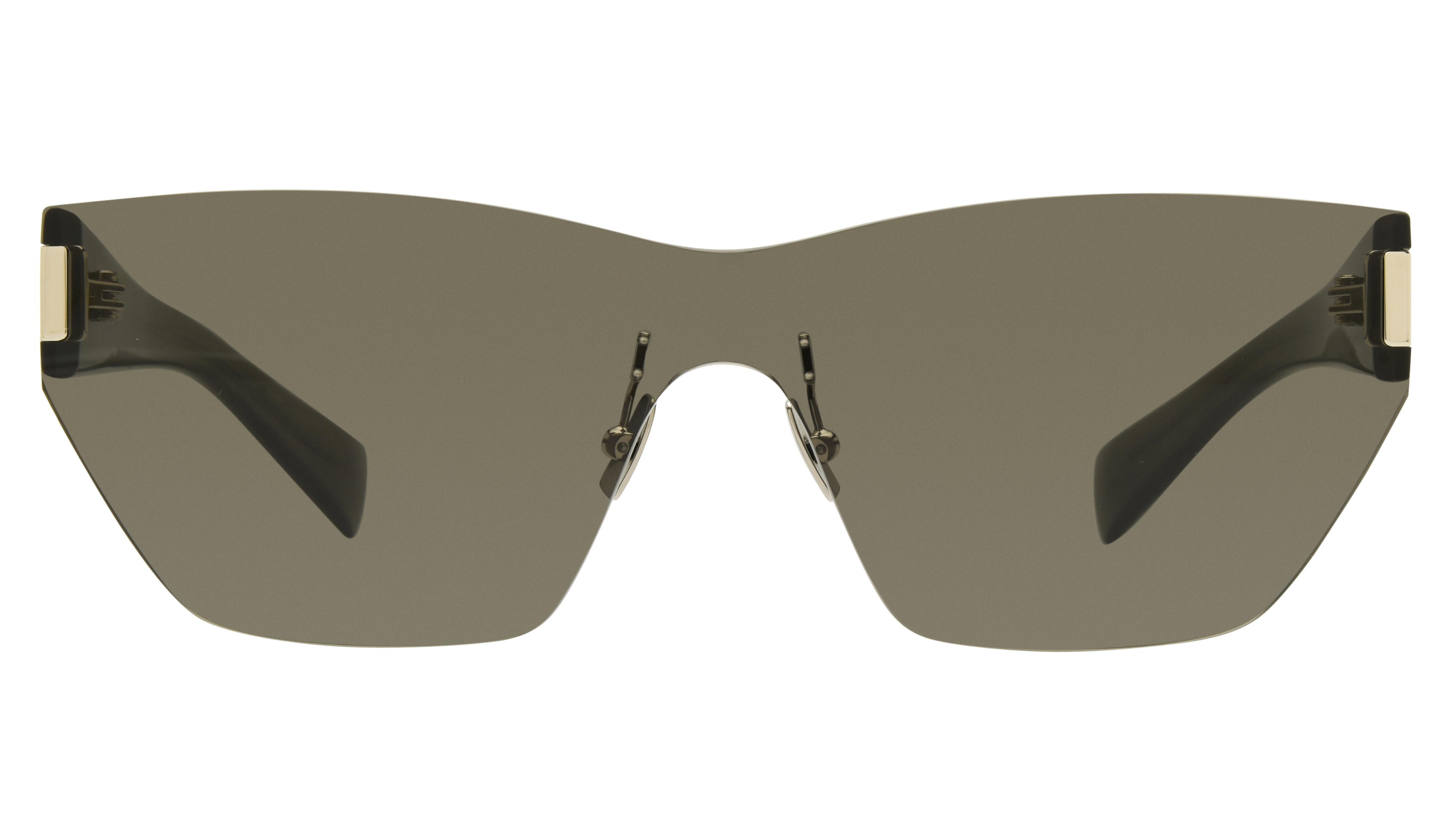 Lunettes de soleil Saint Laurent Femme Gris Papillon sl755 Face