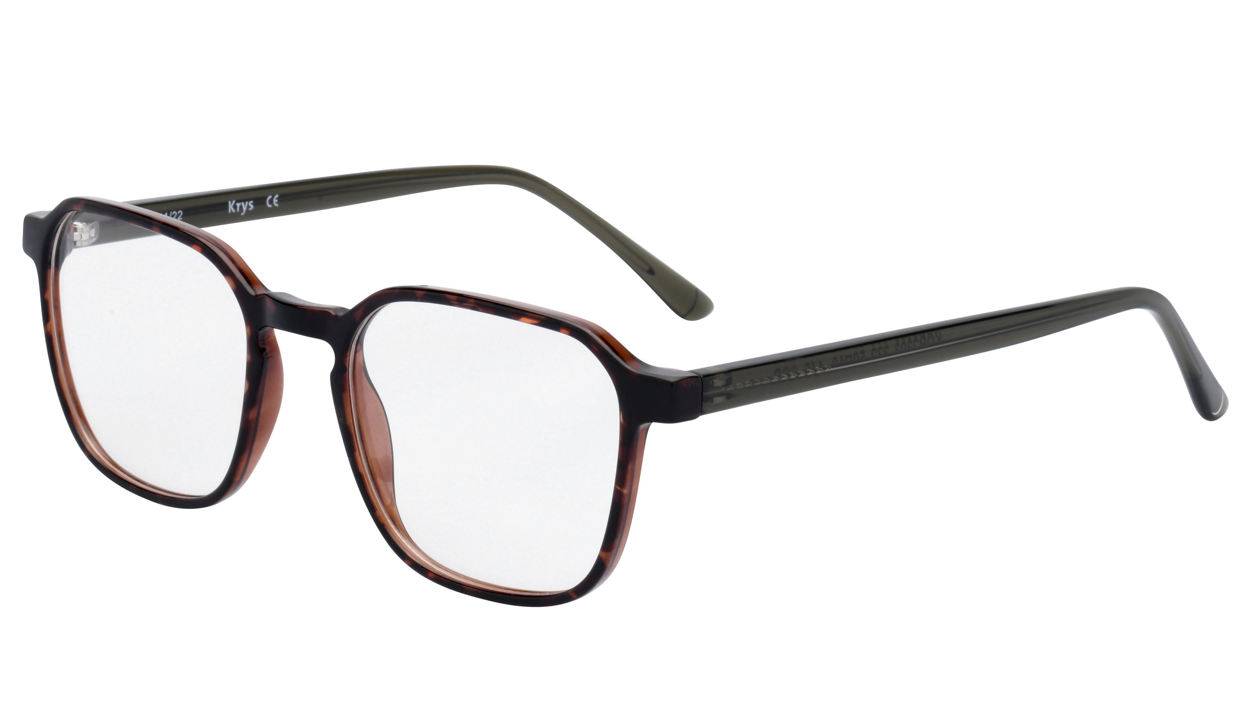 Lunettes de vue Signature Krys Homme Écaille Carré Kor2303 Trois-Quart