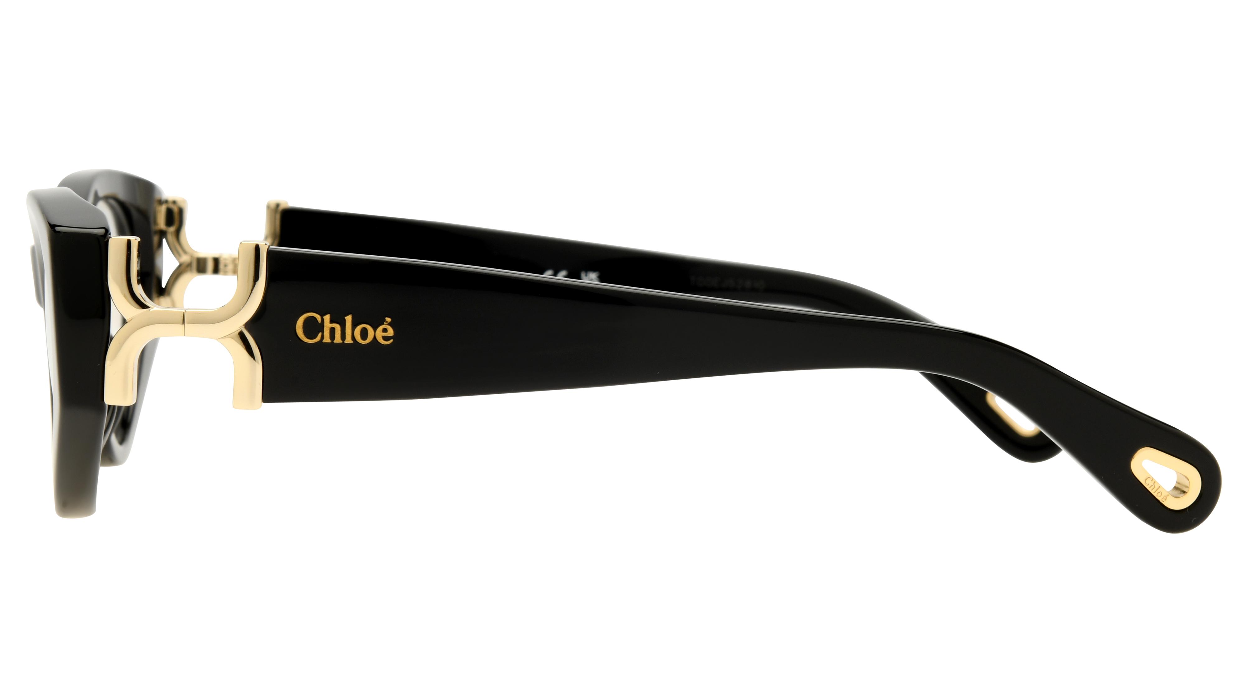Lunettes de vue Chloé Femme Noir Papillon CH0273O Gauche
