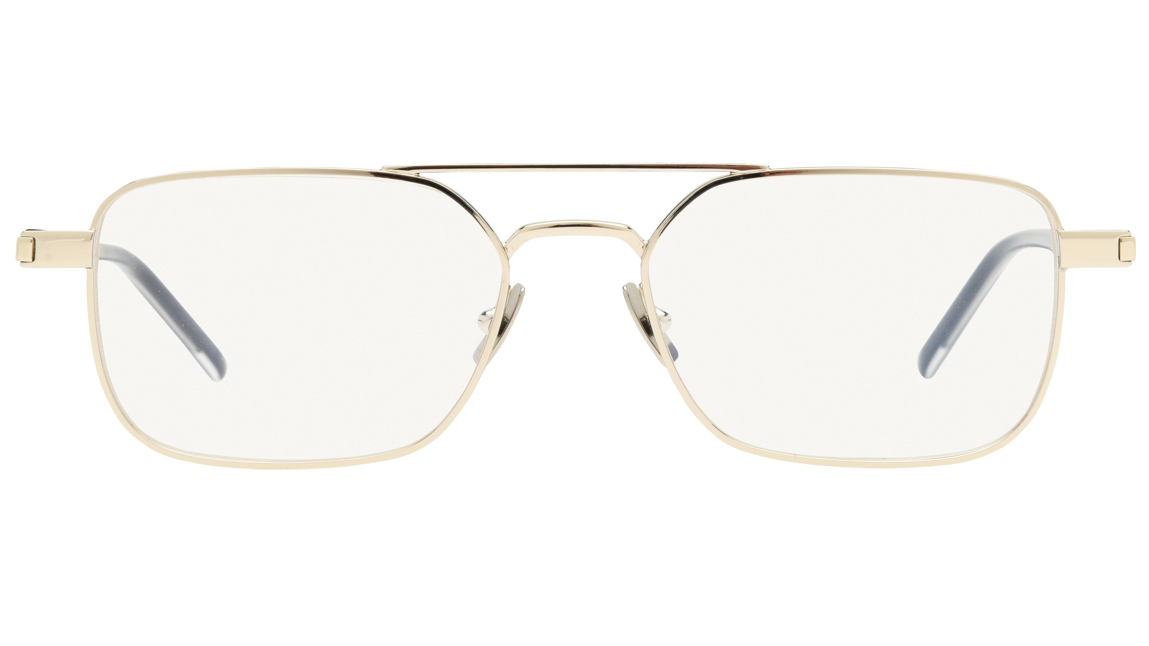 Lunettes de vue Saint Laurent Homme Argent Rectangle Sl780 Face