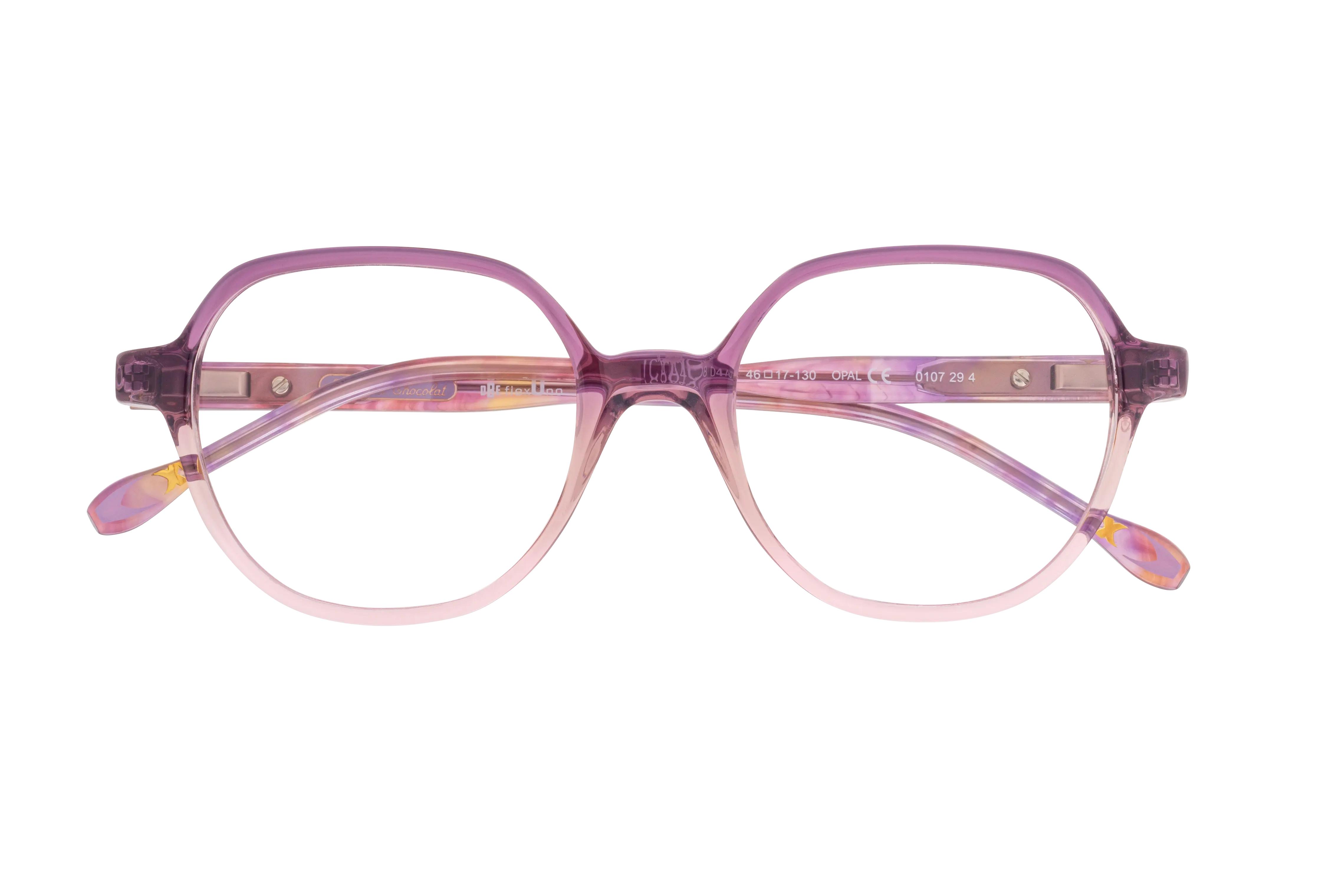Lunettes de vue Tartine et Chocolat  Violet Carré TCAA408D41 Face