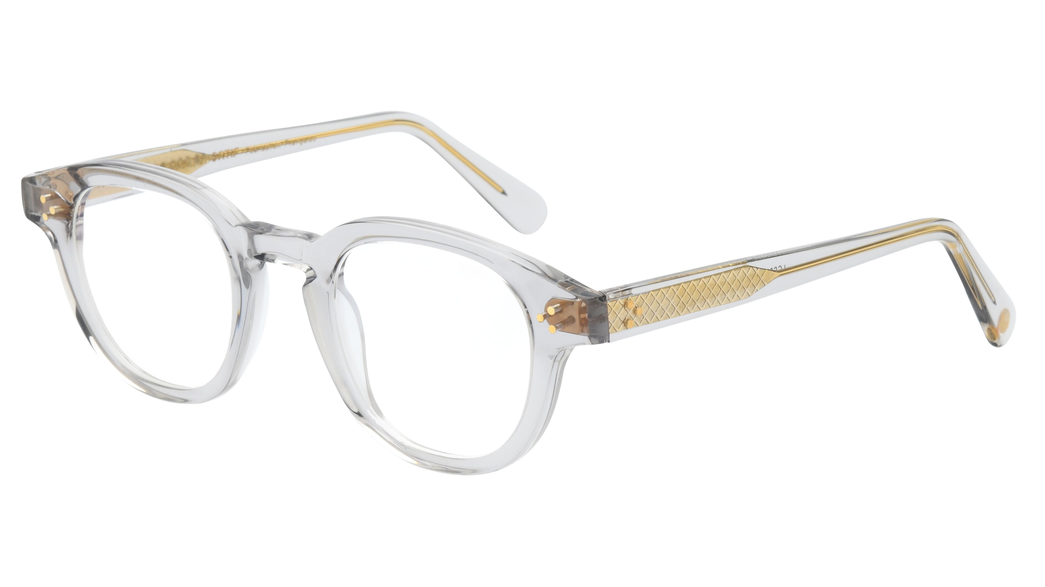 Lunettes de vue Le Coq Sportif Homme Gris Carré Lcs2509 Trois-Quart