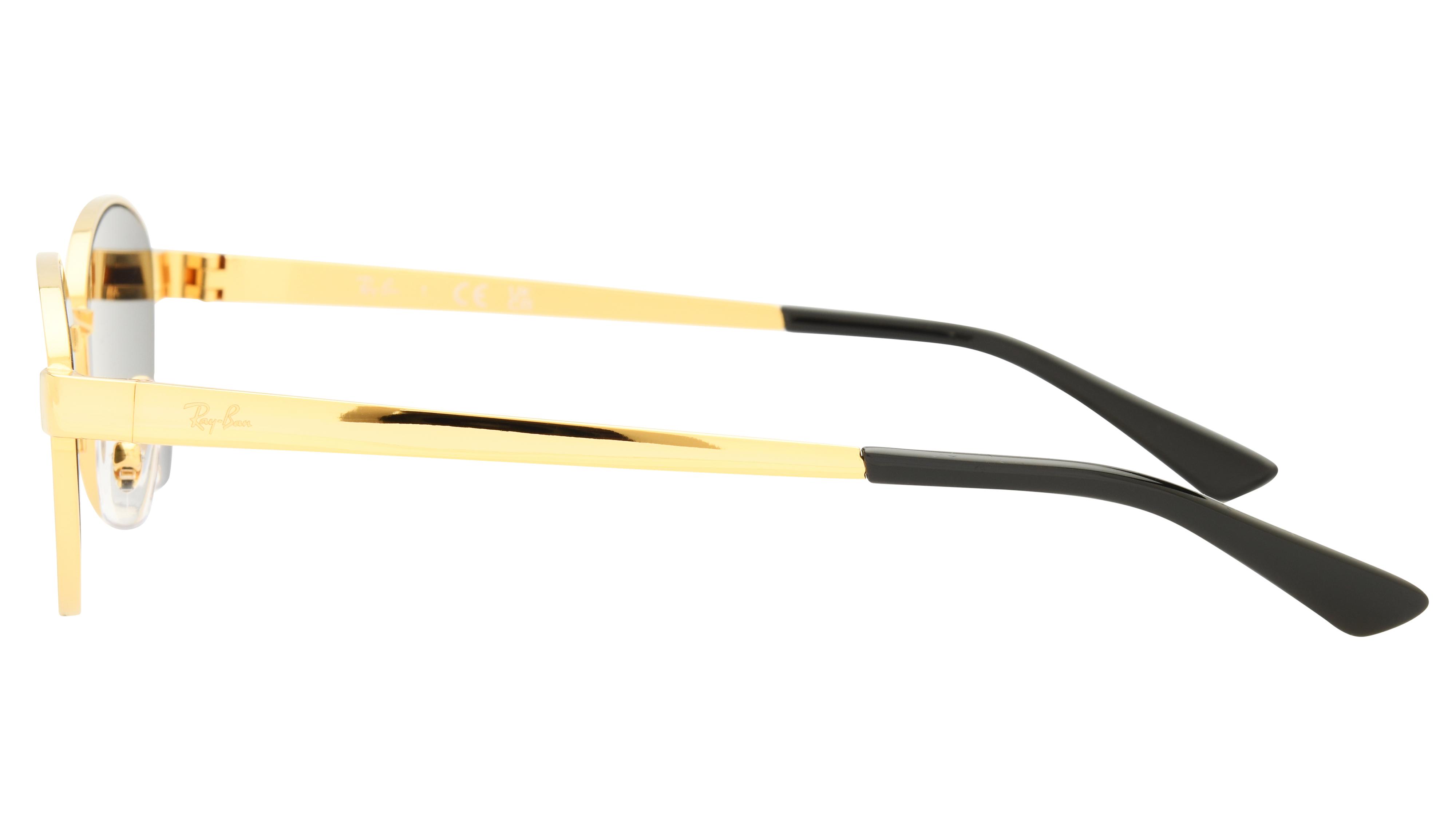 Lunettes de soleil Ray-Ban Mixte Or Ovale RB3774D Gauche