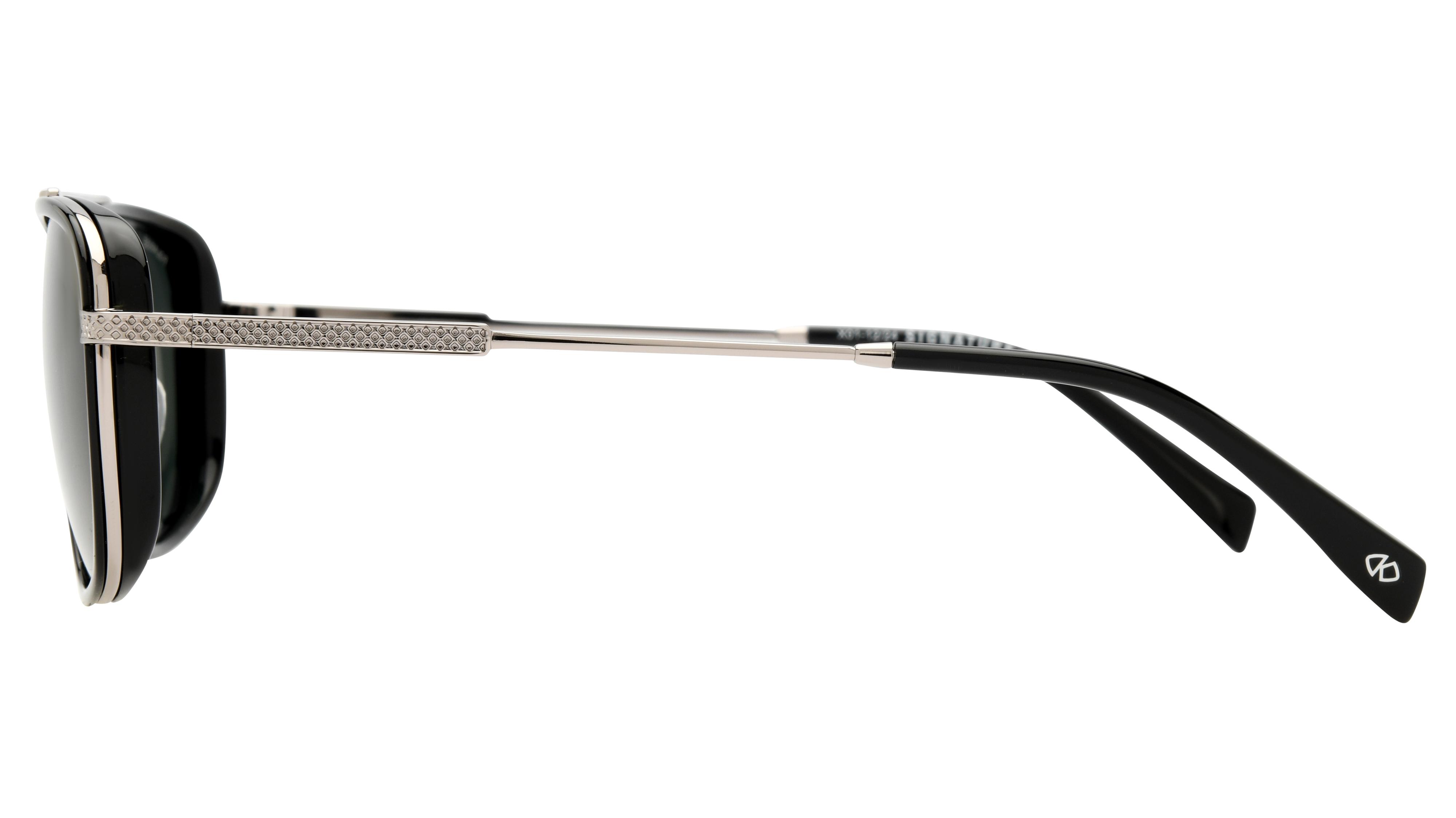 Lunettes de soleil Signature Krys Homme Noir Rectangle Skj2533-F Gauche