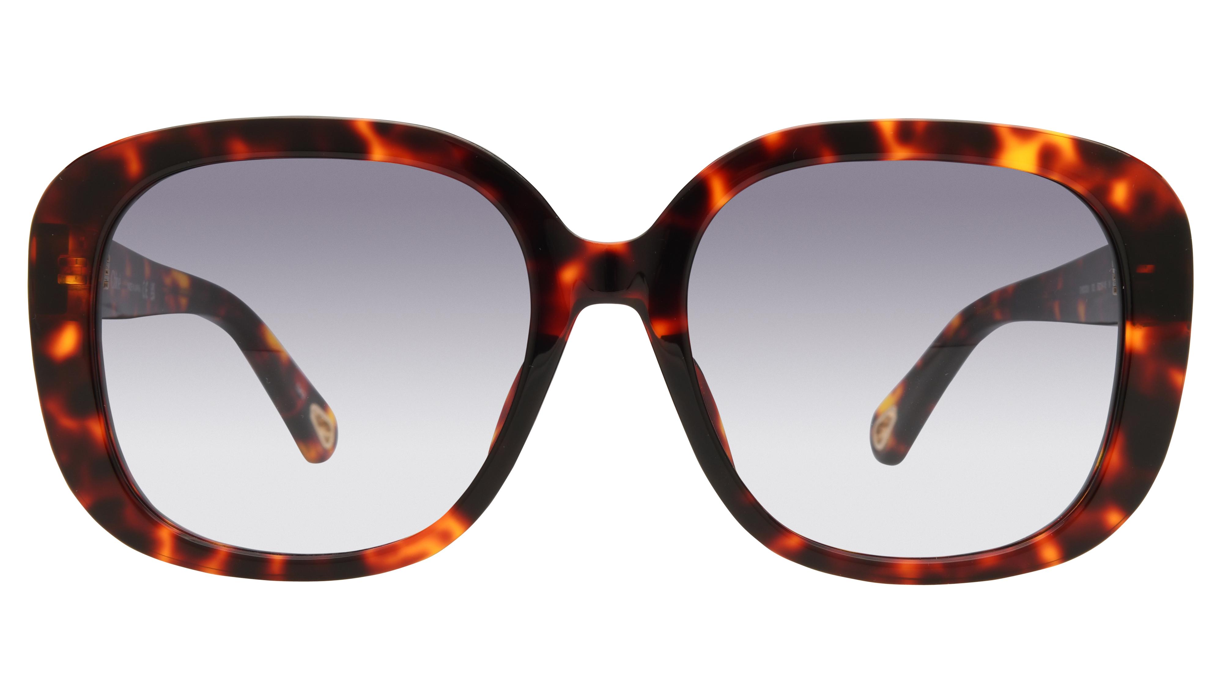 Lunettes de soleil Chloé Femme Écaille Rectangle CH0303SK Face