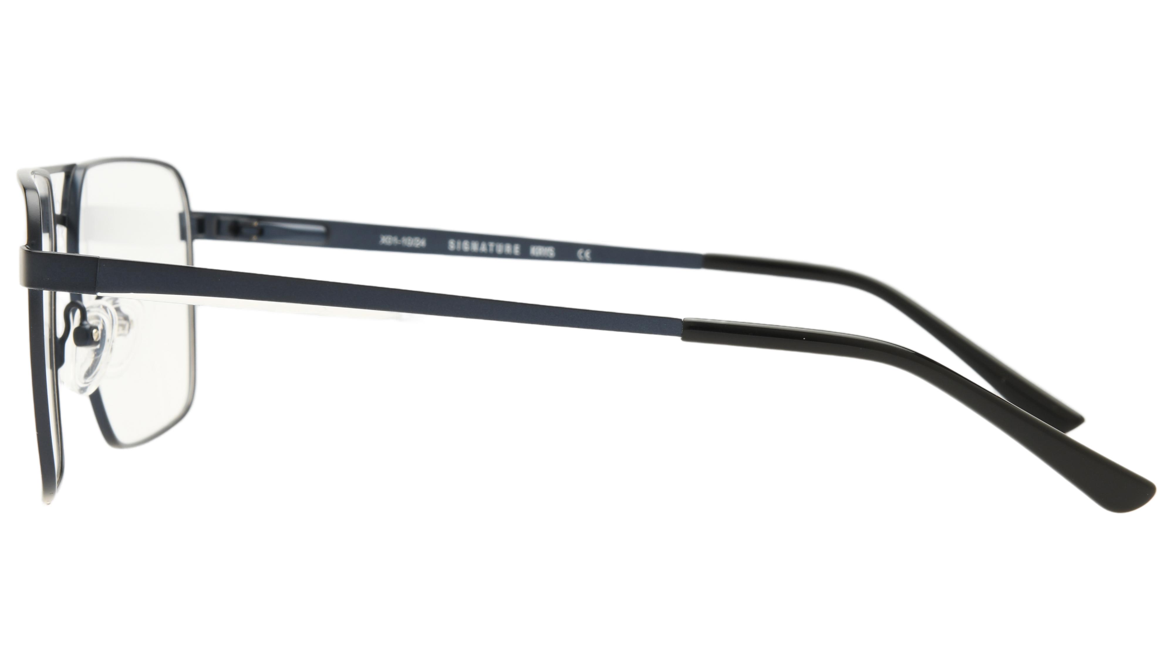 Lunettes de vue Krys Origine Homme Bleu Aviateur Ess2503 Gauche