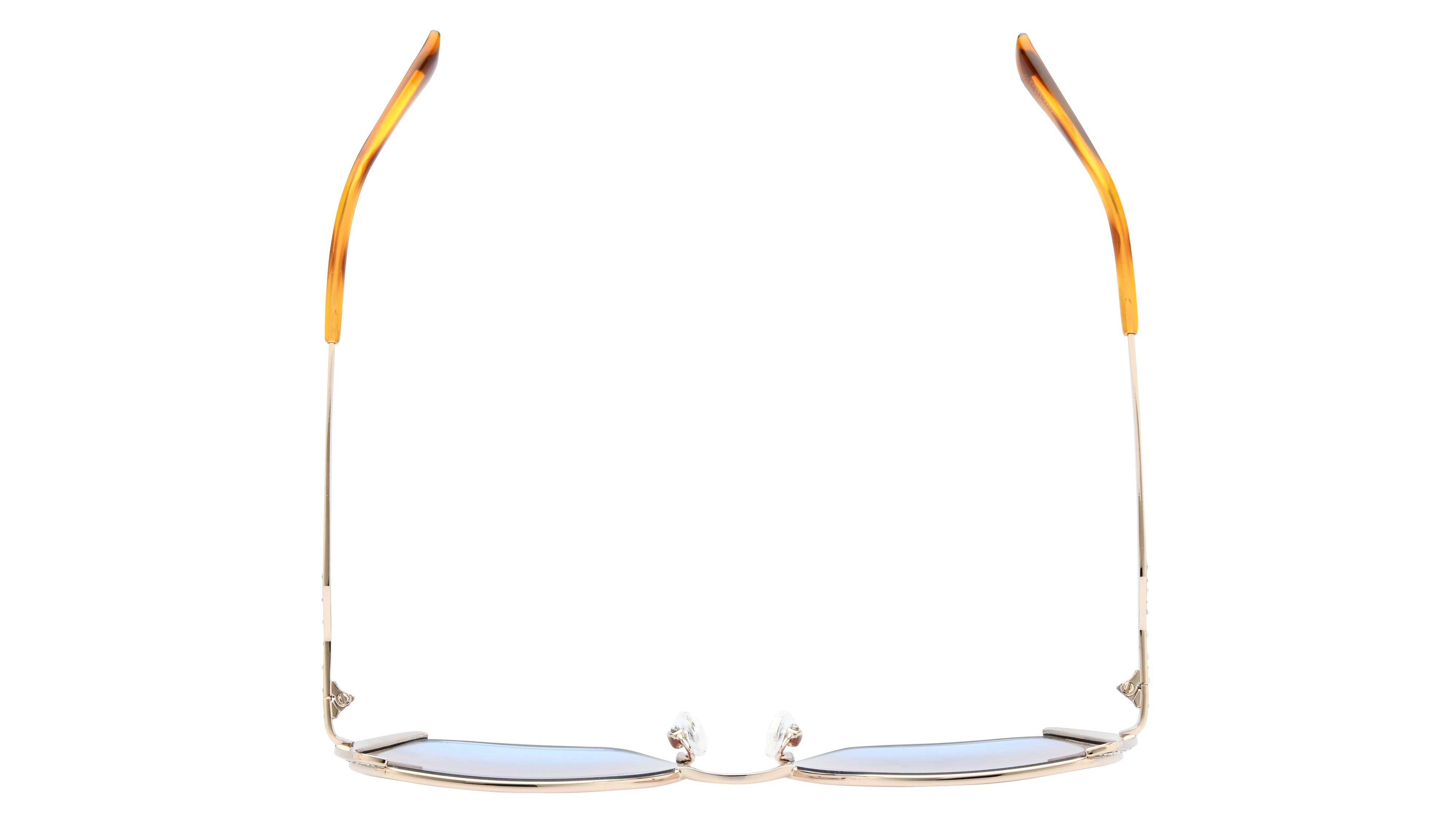 Lunettes de soleil Guess Femme Or Papillon Gu7843 Dessus