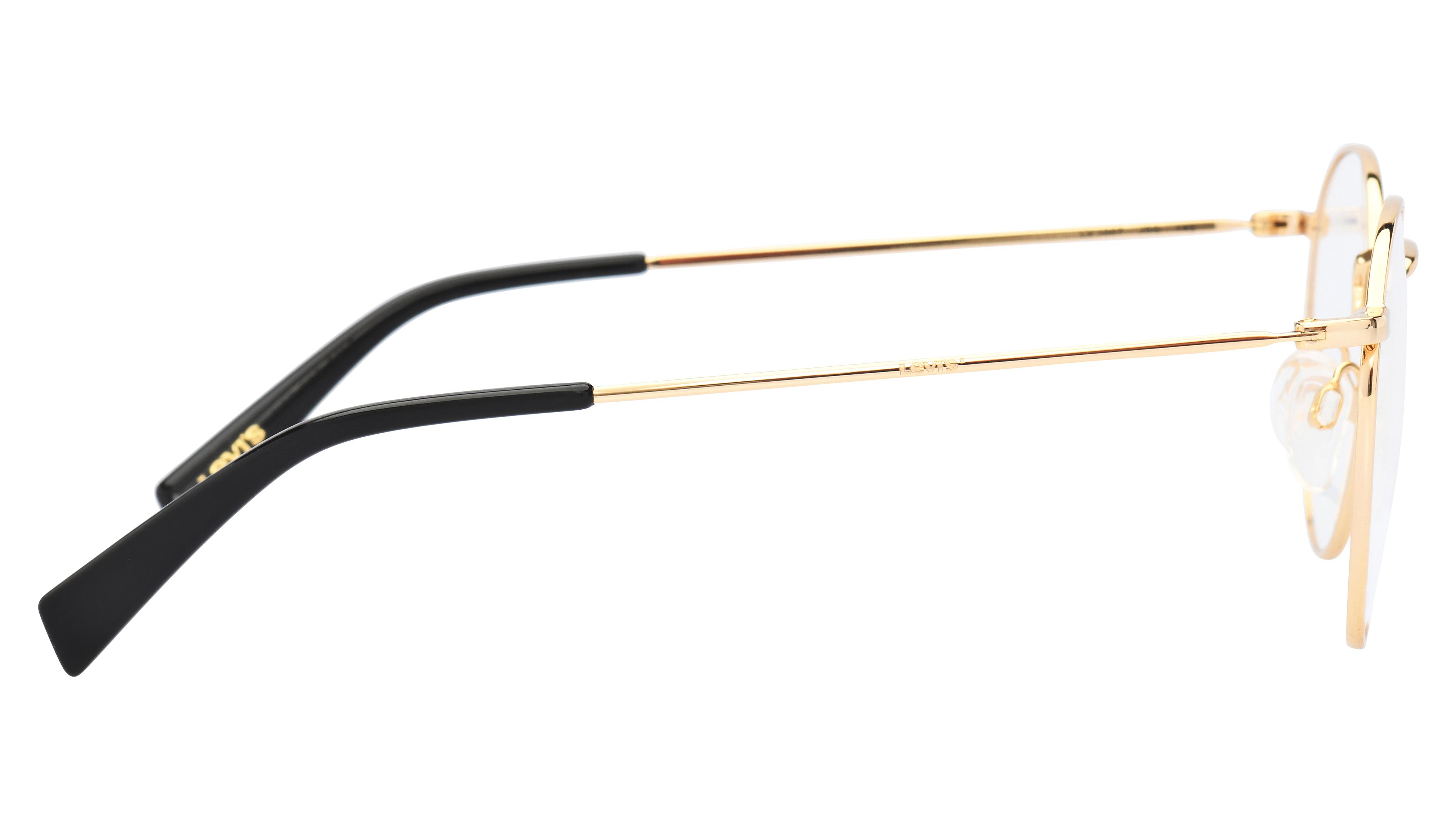 Lunettes de vue Levi's Mixte Or Ronde Lv1007 Droite