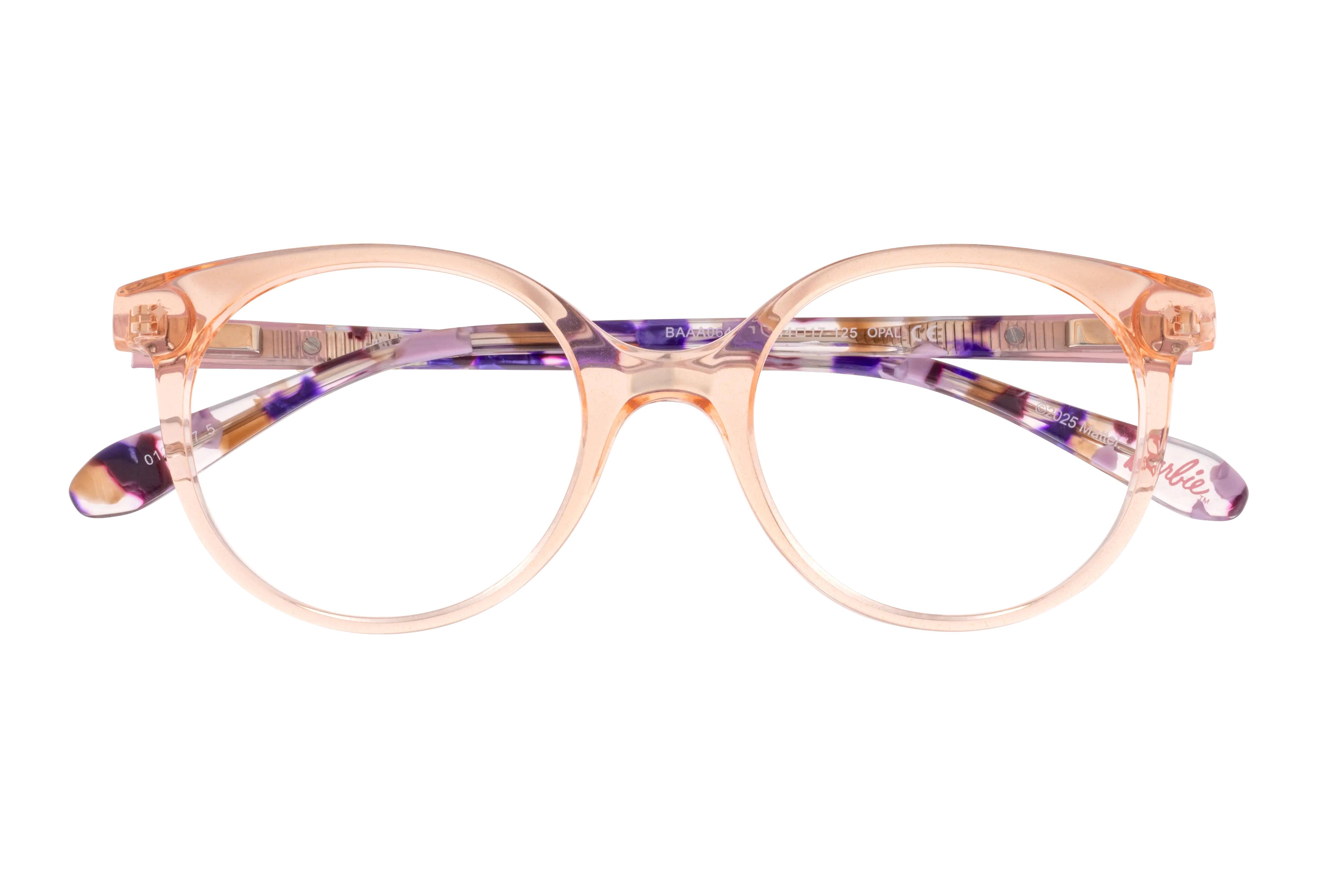 Lunettes de vue Barbie  Rose Papillon BAAA064C70 Face