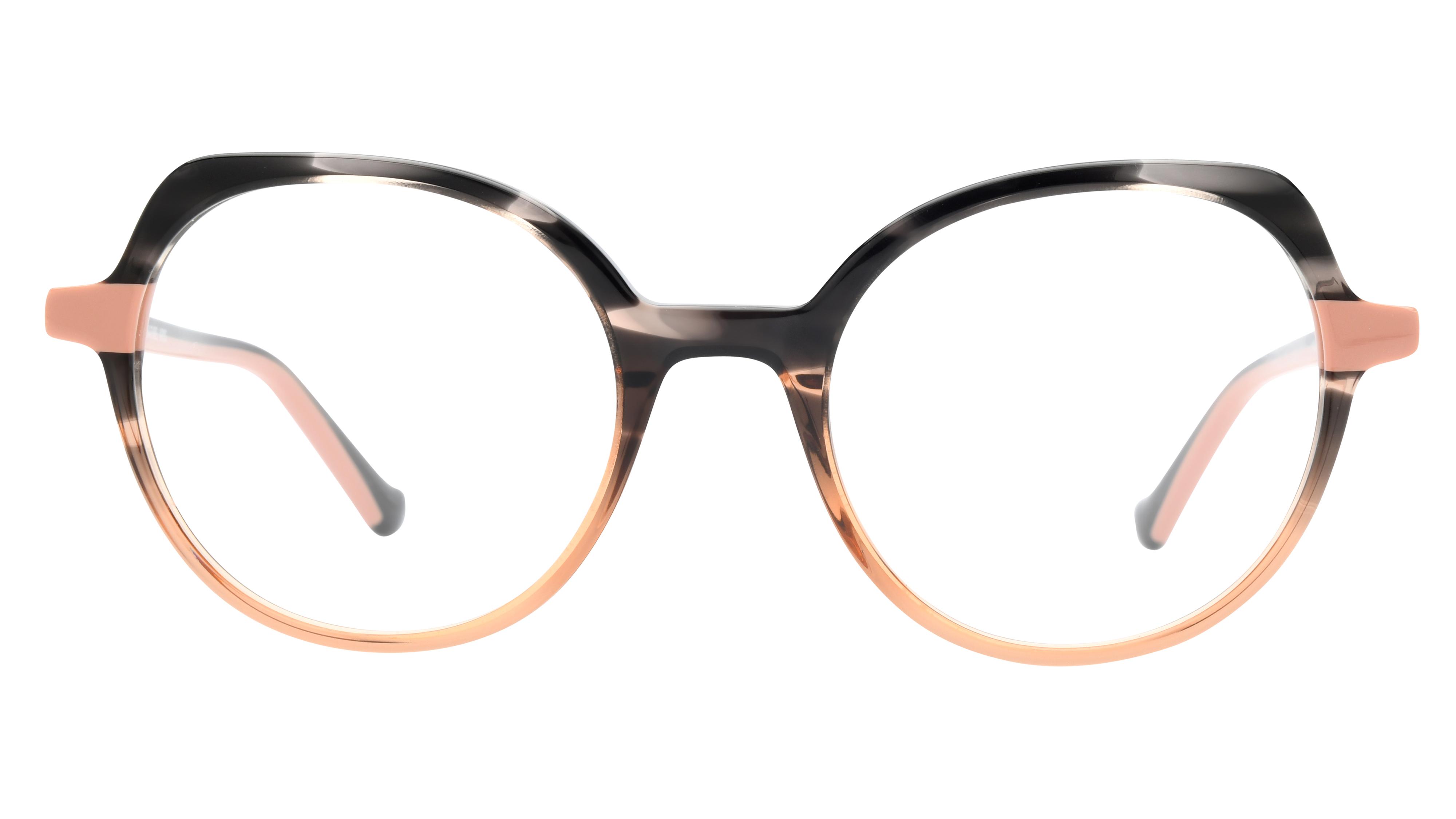 Lunettes de vue Signature Krys Femme Marron Papillon Kis2403 Face