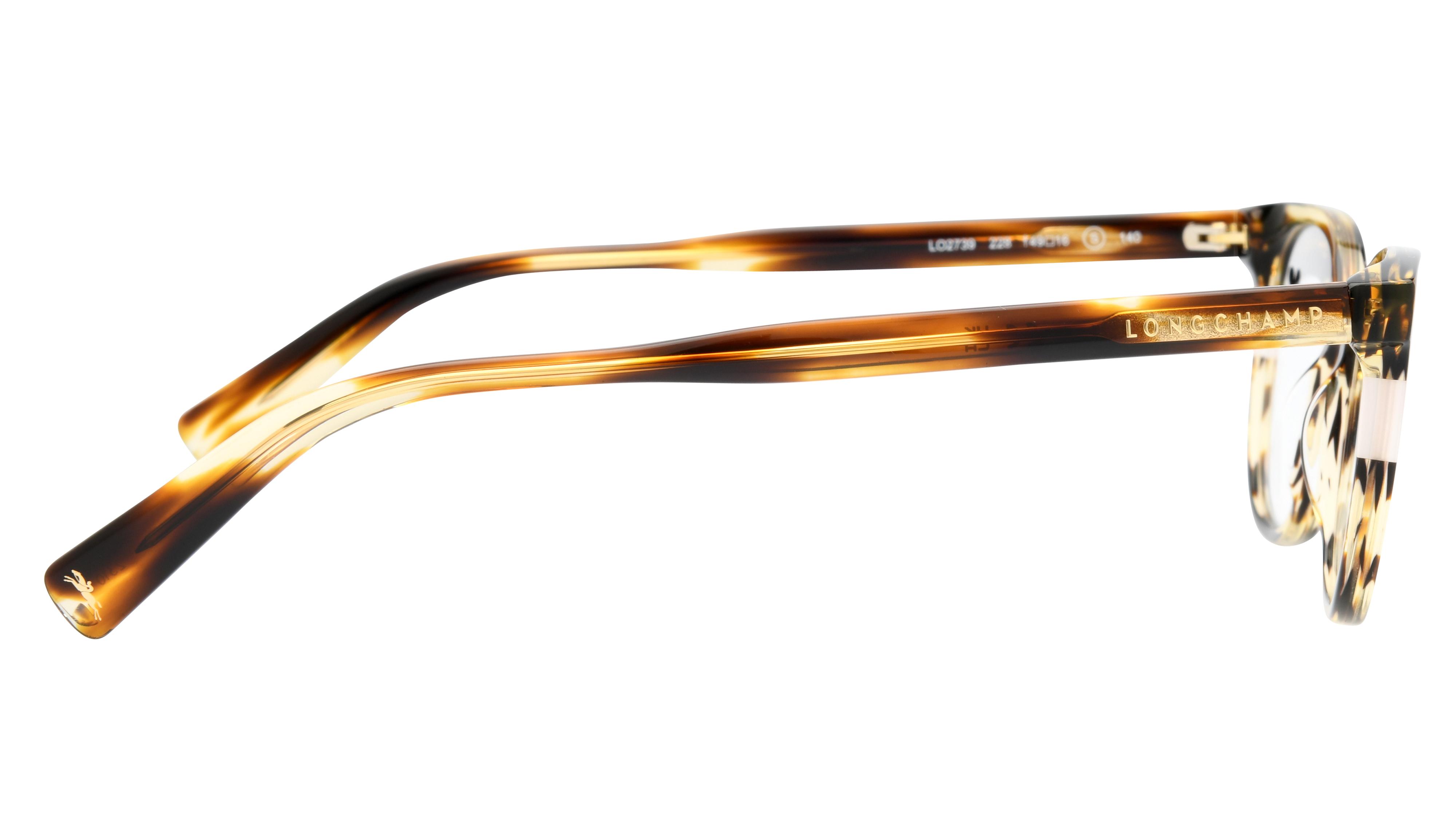 Lunettes de vue Longchamp Femme Écaille Rectangle LO2739 Droite