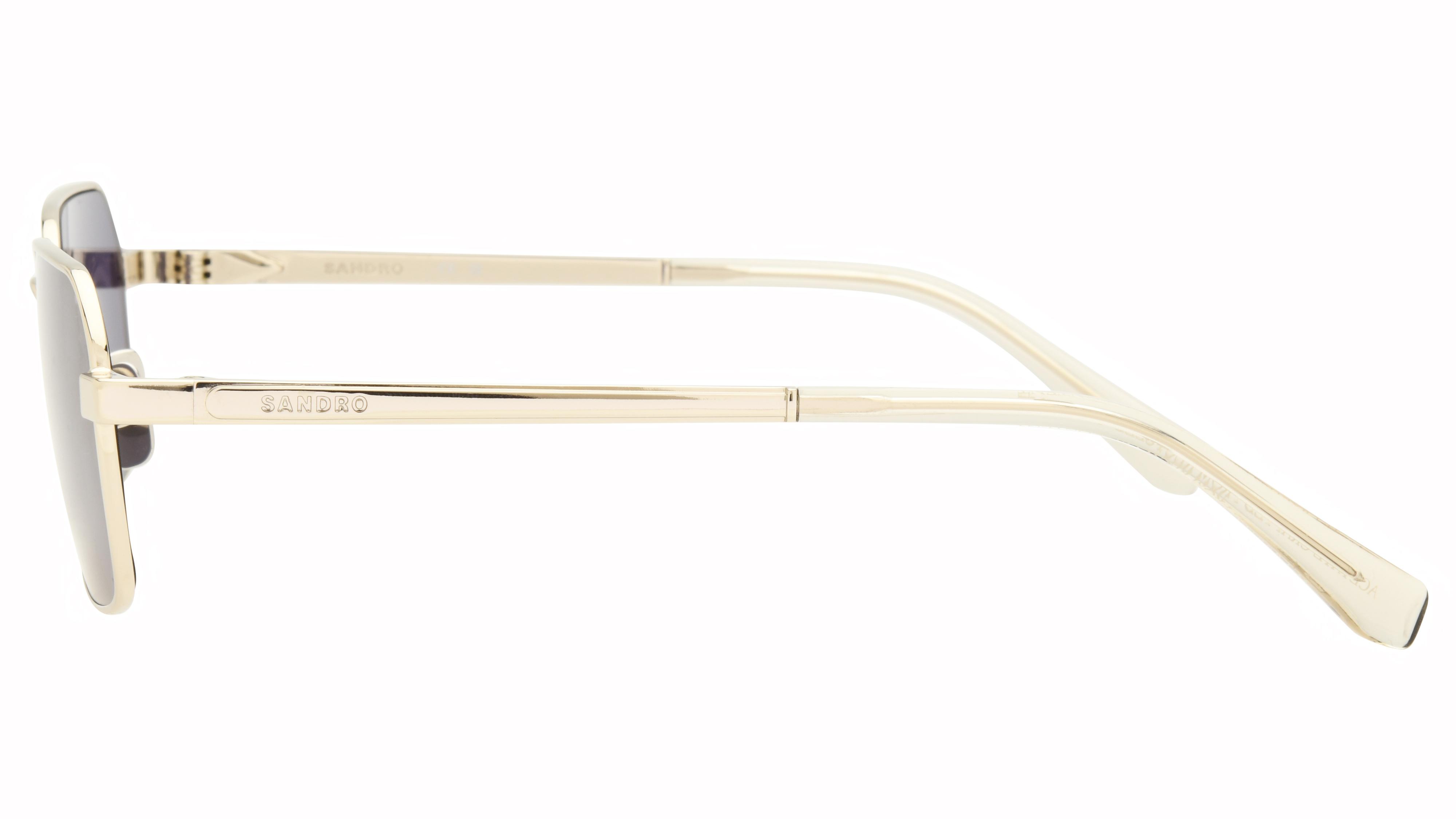 Lunettes de soleil Sandro Femme Argent Rectangle SD8024 Gauche