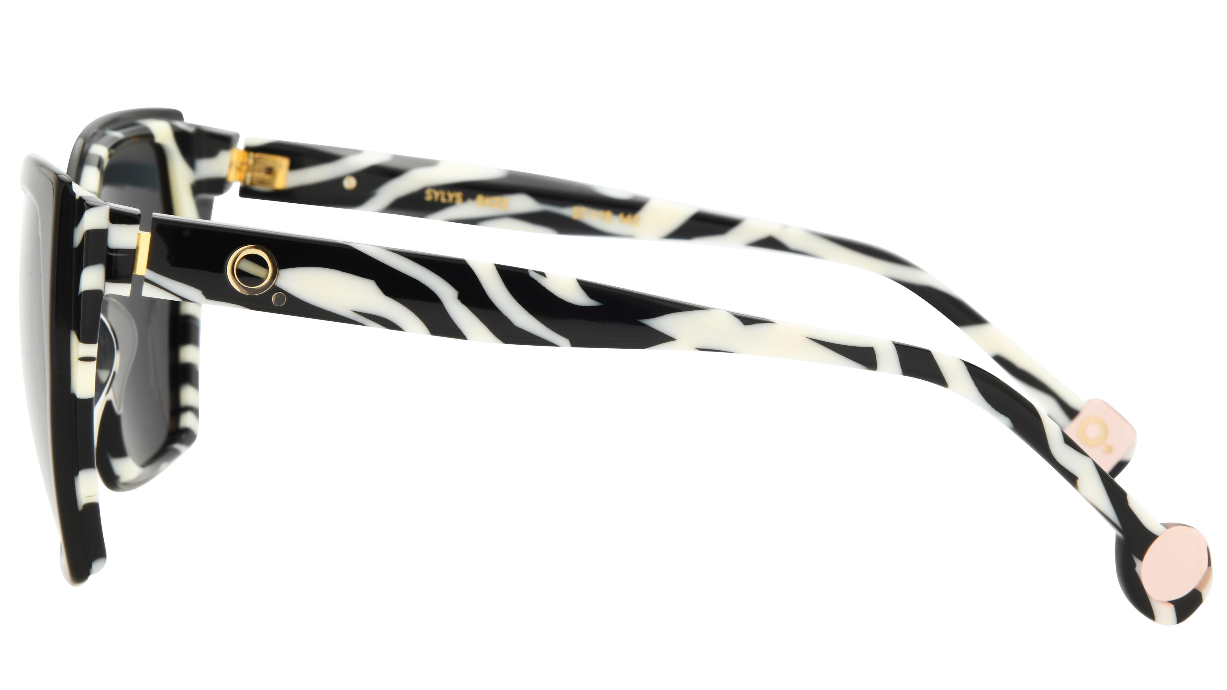 Lunettes de soleil Etnia Barcelona Femme Noir Papillon SYLYS Gauche