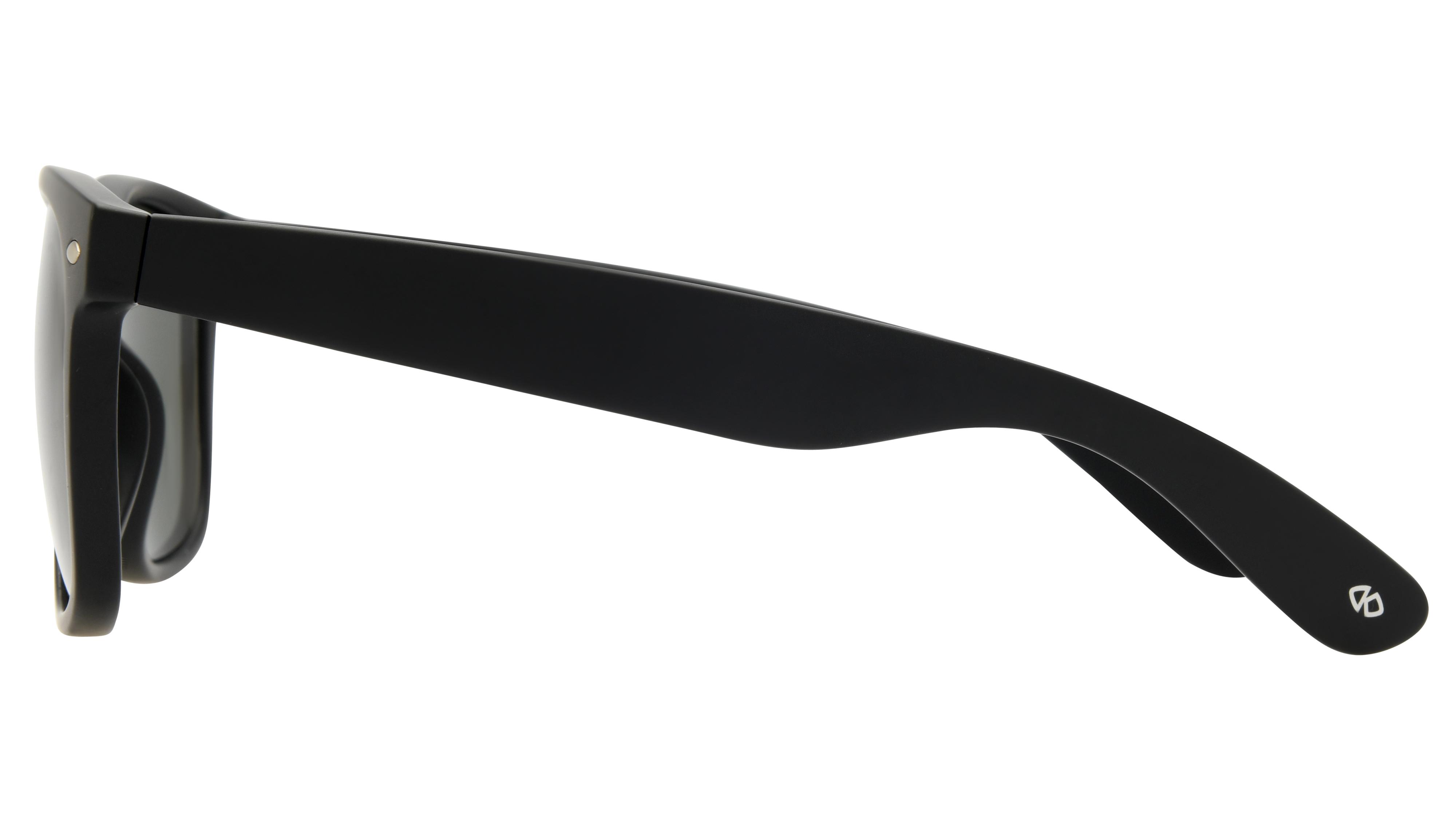 Lunettes de soleil Signature Krys Mixte Noir Wayfarer Skj2511-A Gauche