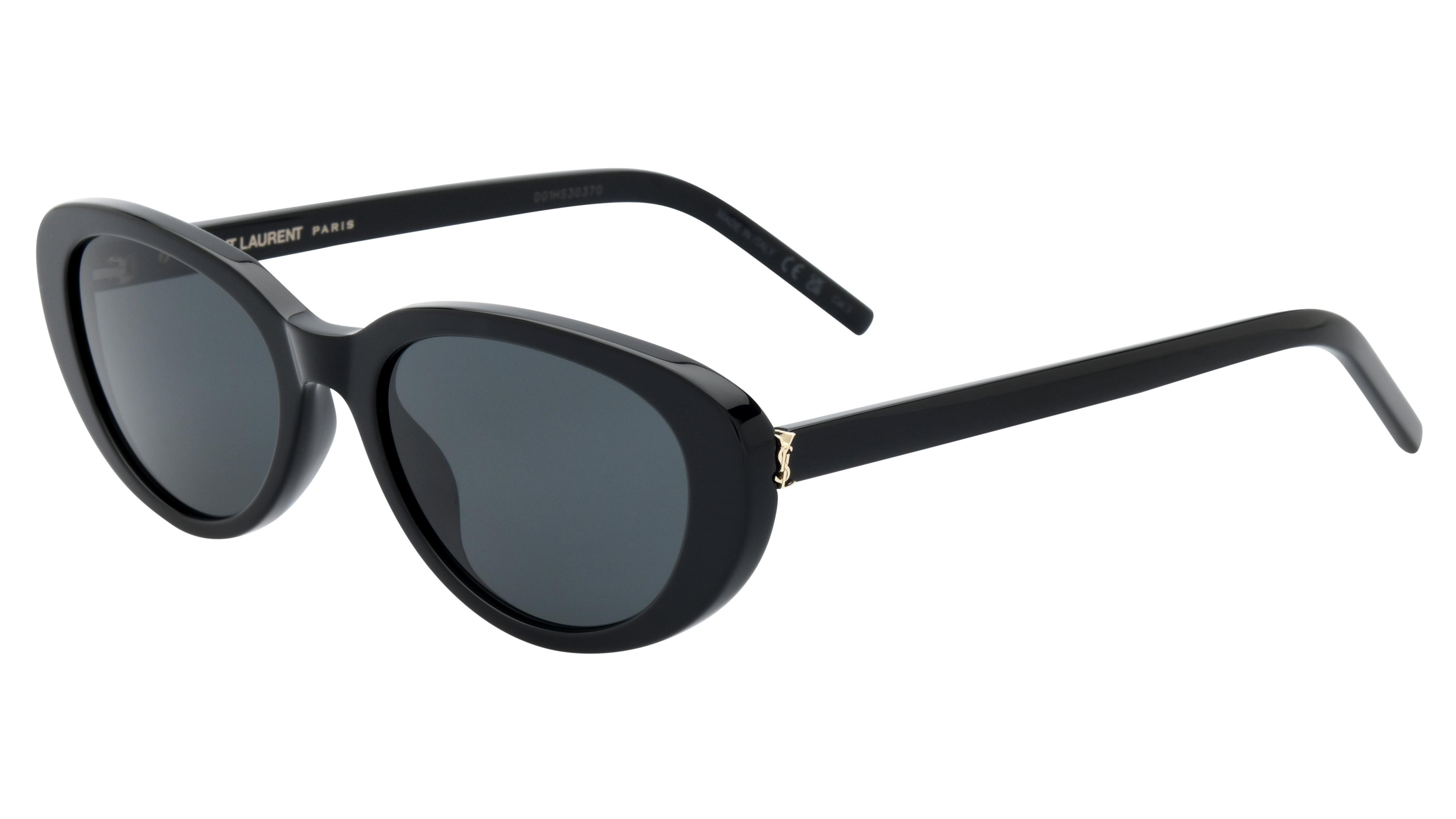 Lunettes de soleil Saint Laurent Femme Noir Pantos Slm154 Trois-Quart