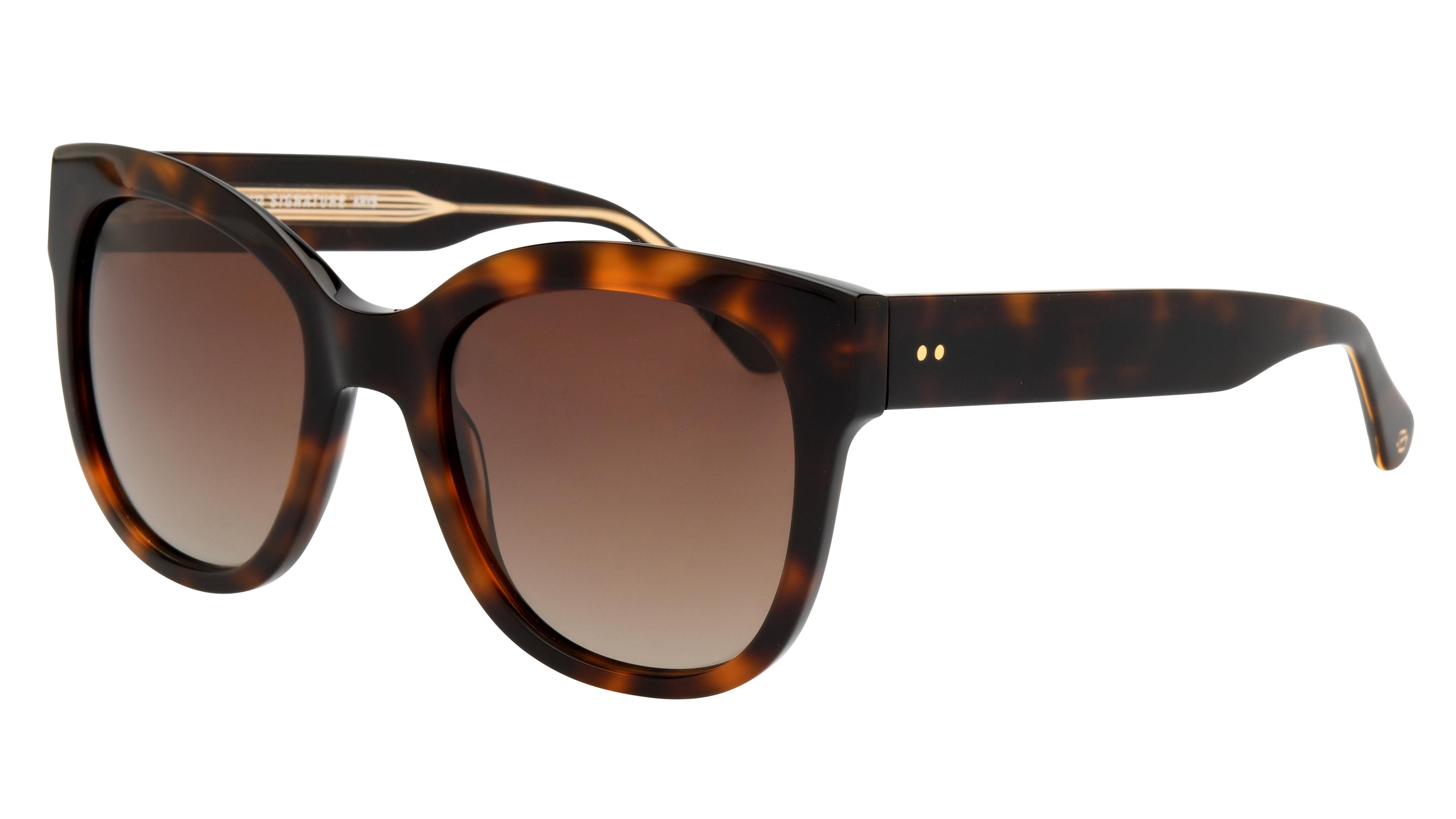 Lunettes de soleil Signature Krys Femme Écaille Papillon Skj2524-F Trois-Quart