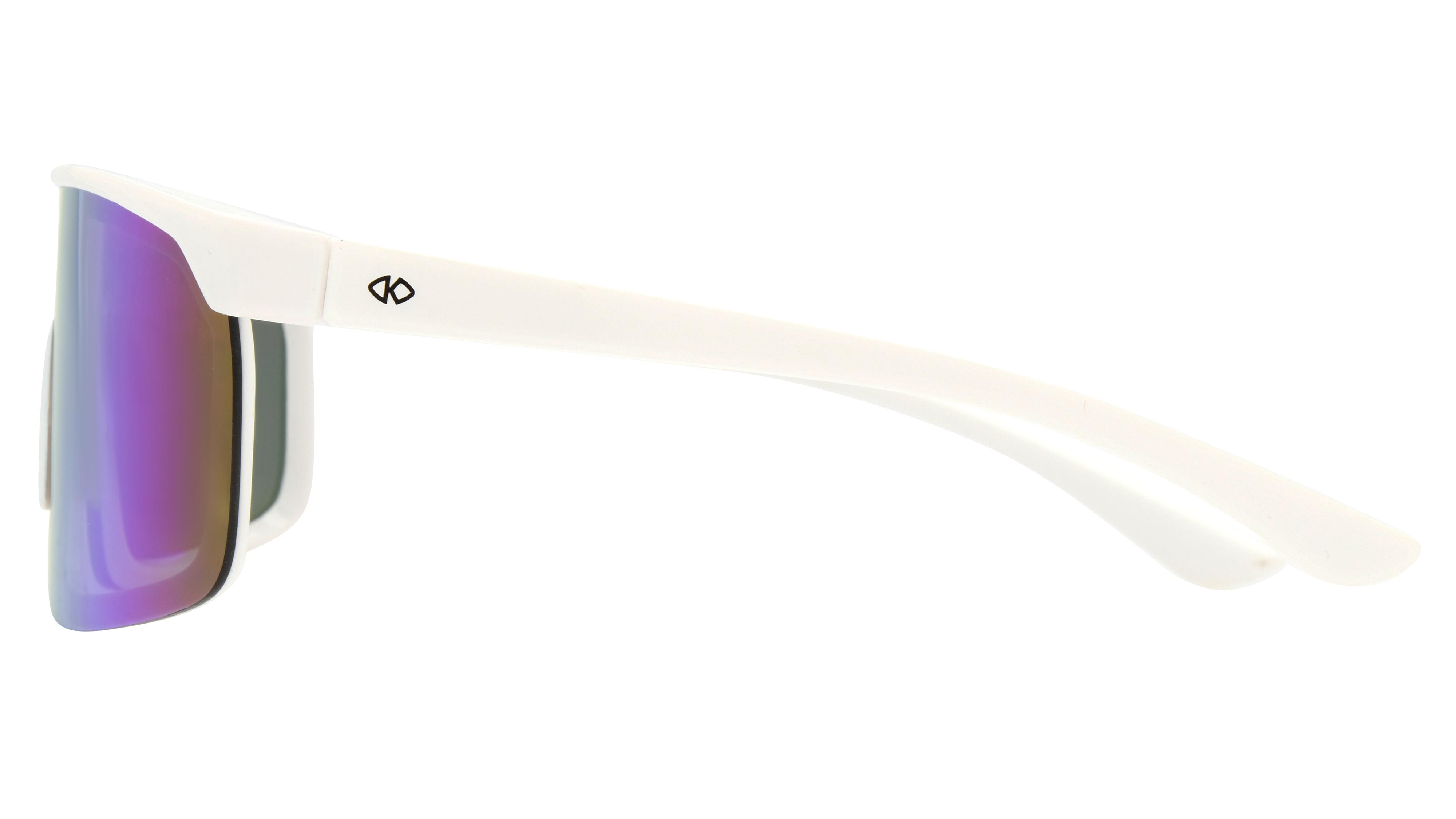 Lunettes de soleil Signature Krys Mixte Blanc Aviateur Skj2409-A Gauche