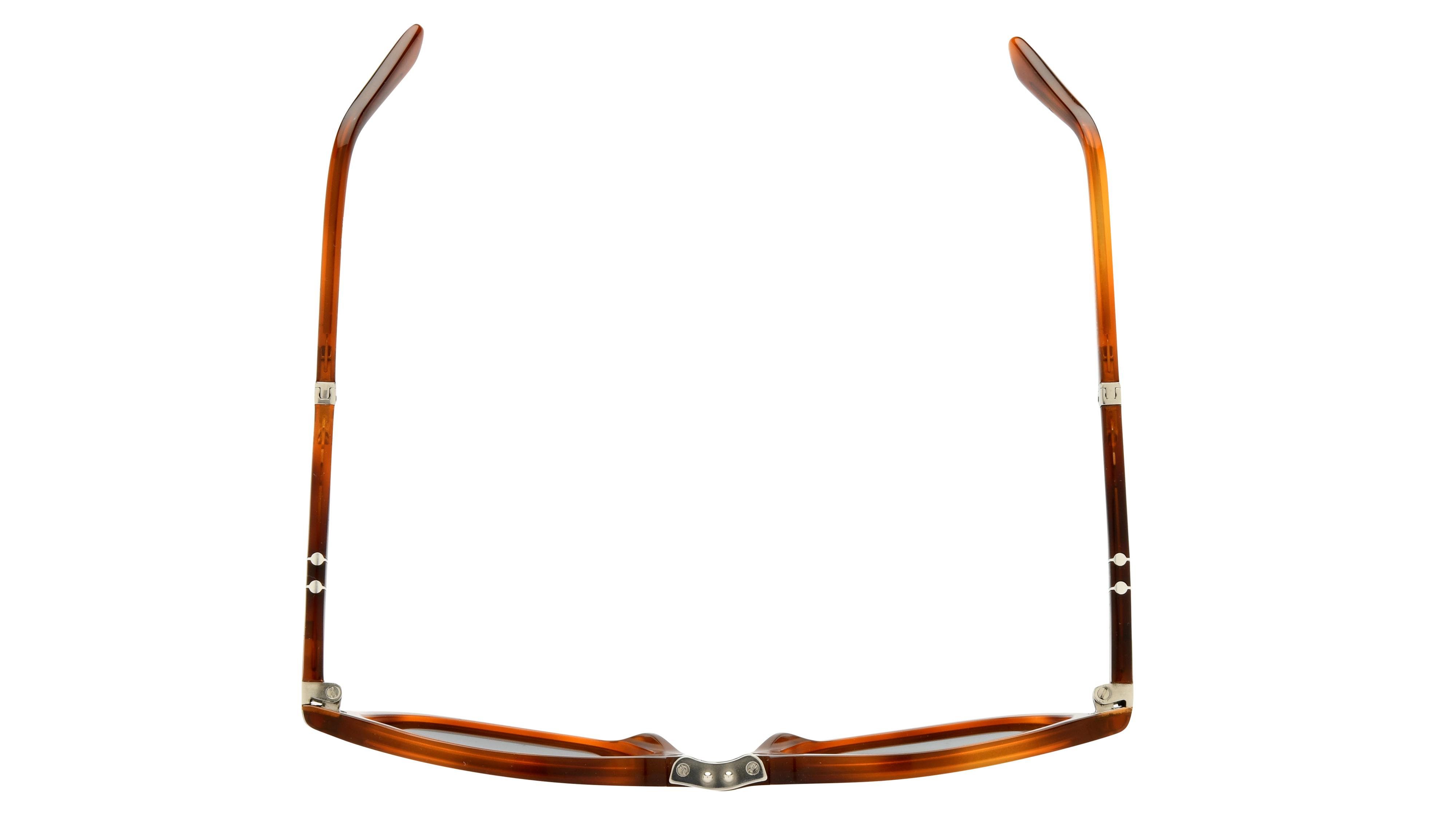 Lunettes de soleil Persol Mixte Marron Carré PO3345S Dessus