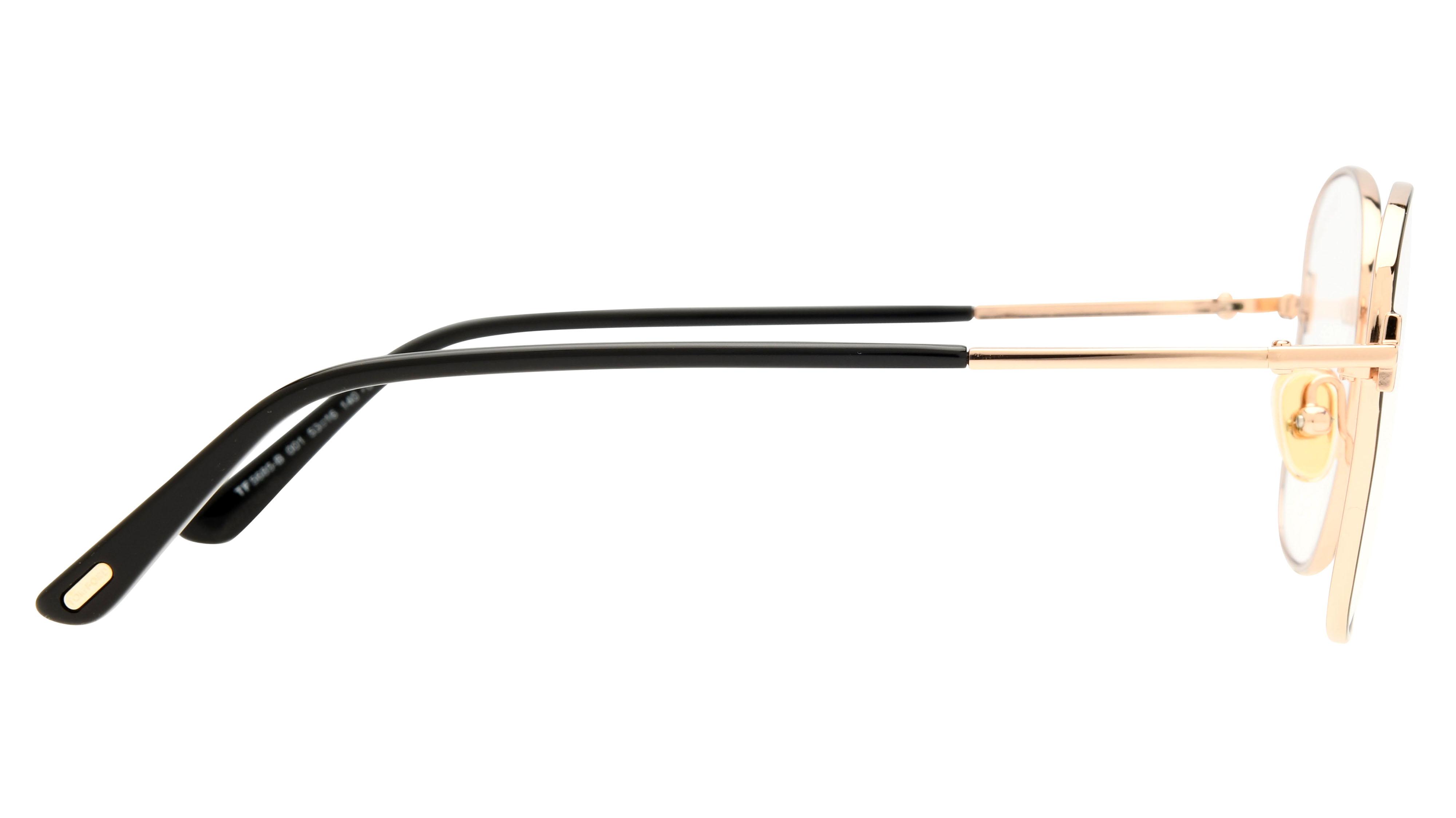 Lunettes de vue Tom Ford Femme Noir Carré Tf5685-B Droite