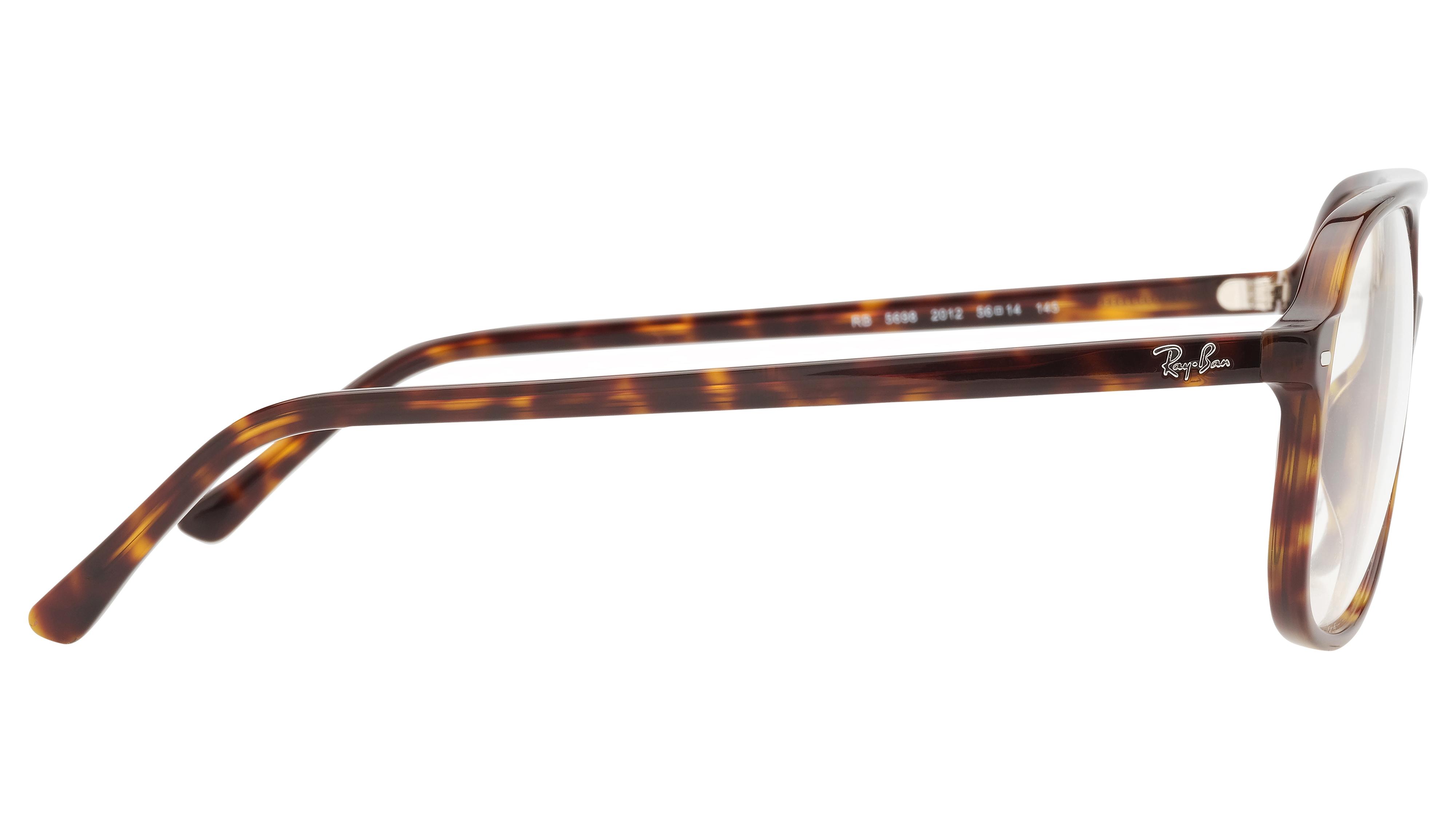 Lunettes de vue Ray-Ban Mixte Écaille Carré rx5698 Droite