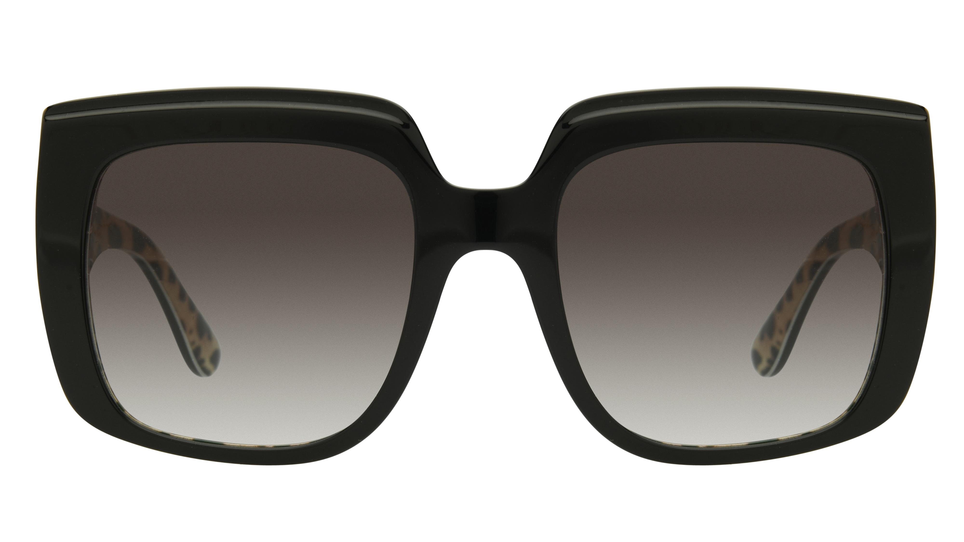 Lunettes de soleil  Femme Noir Carré dg4414 Face