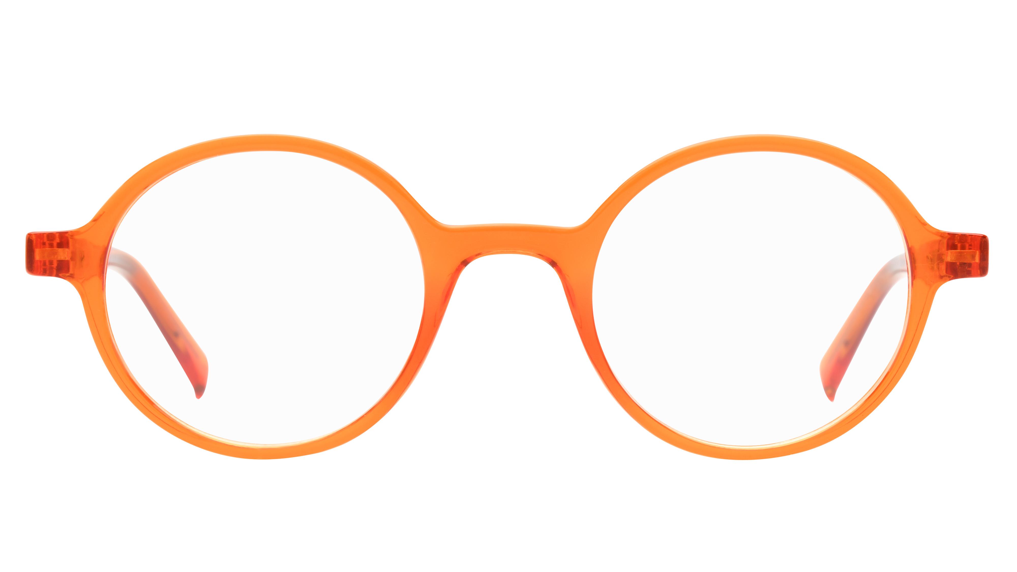 Lunettes de lecture Signature Krys  Orange Ronde Skpap-L2303 Face