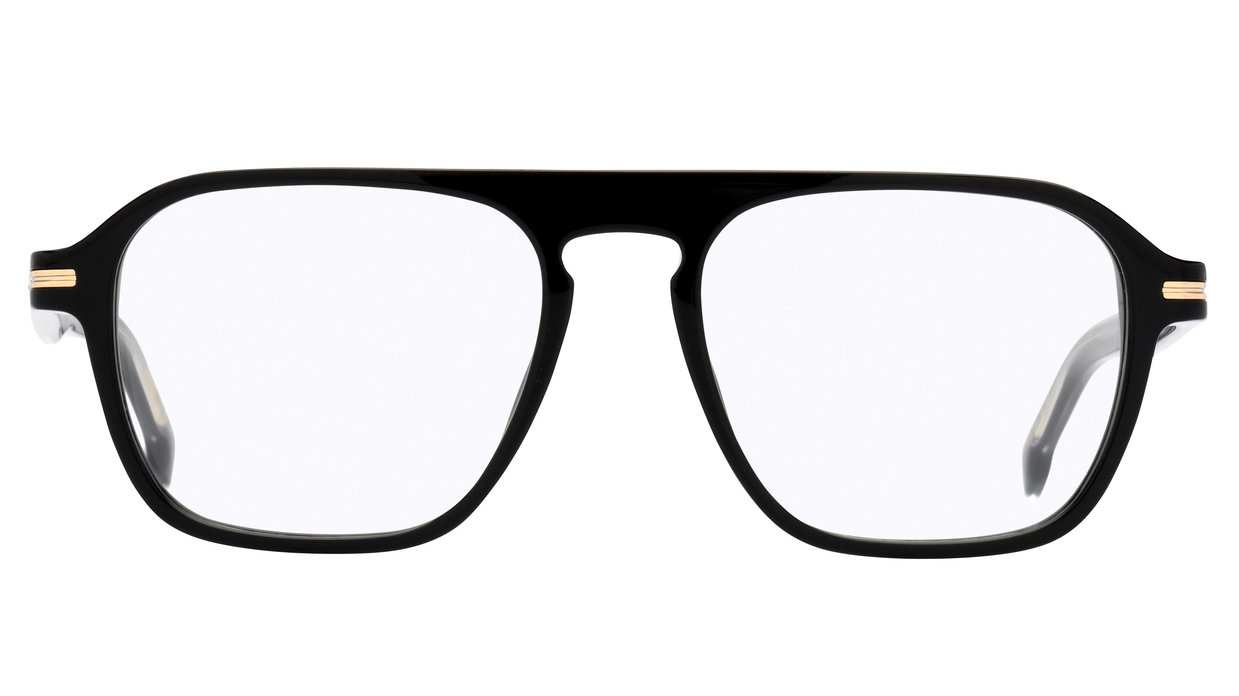 Lunettes de vue Boss Boss1510 807 Noir Brillant Rectangle Krys