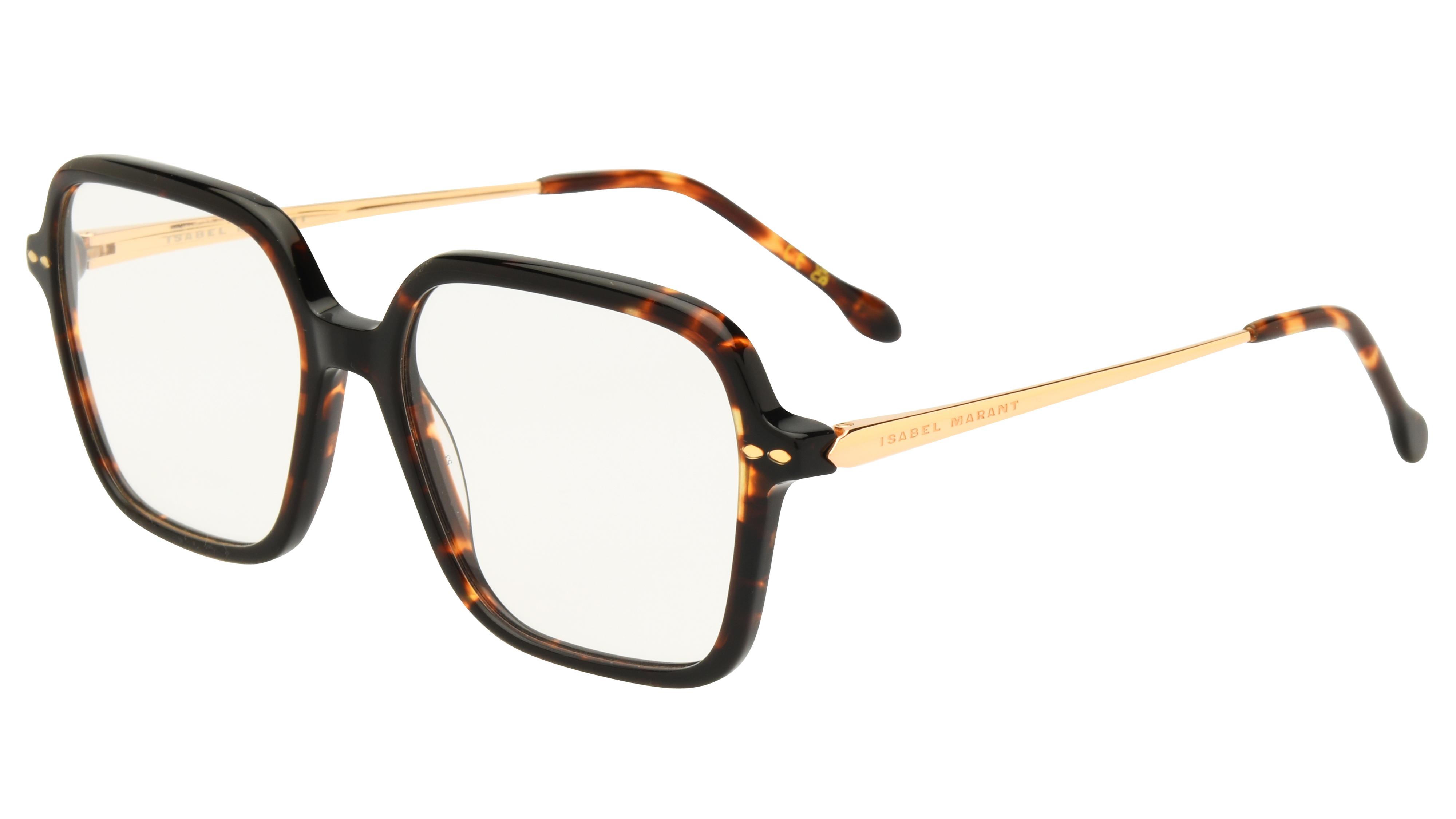 Lunettes de vue Isabel Marant Femme Écaille Carré Im0230 Trois-Quart