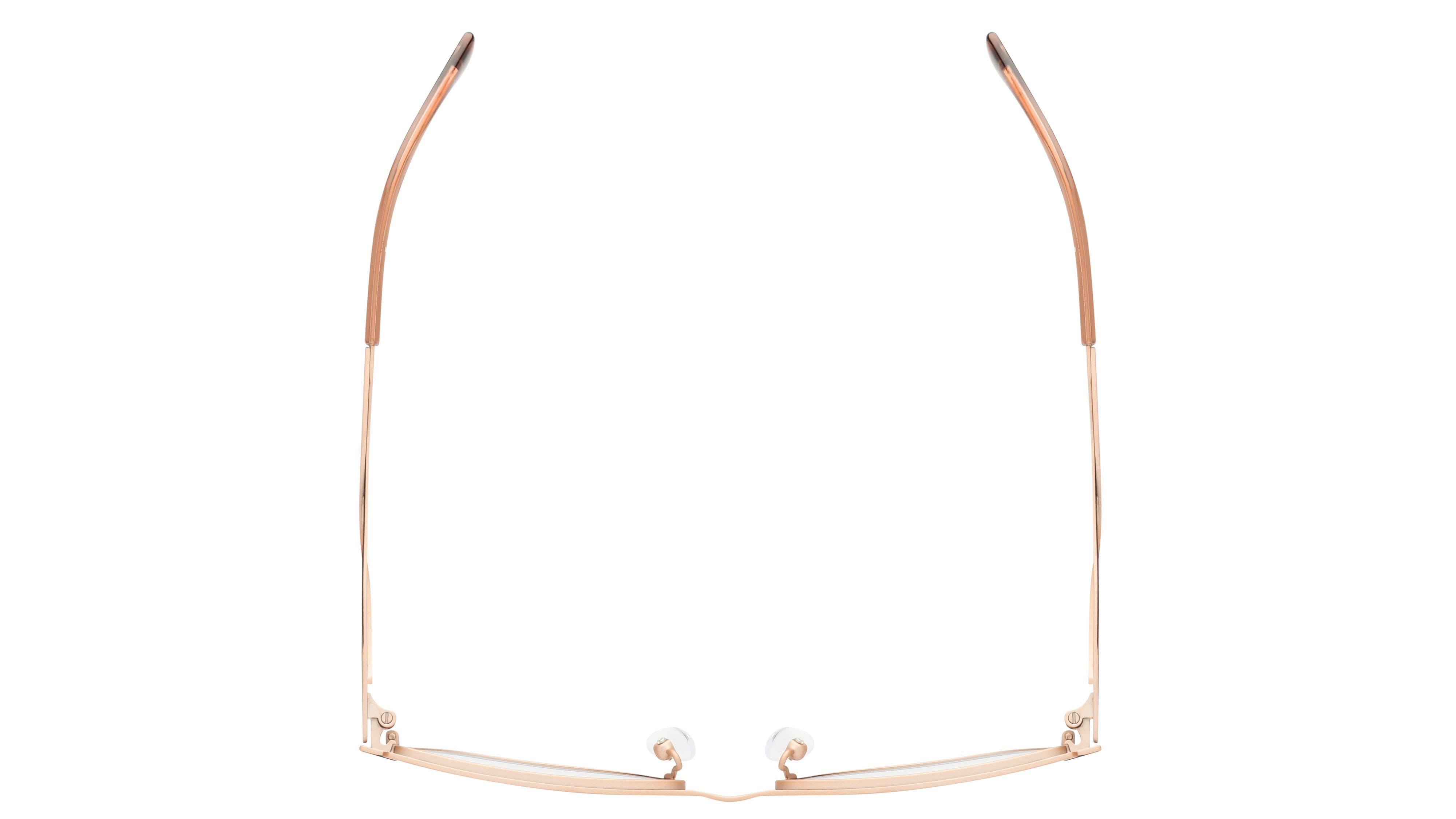 Lunettes de vue Baïa Femme Marron Rectangle Baa2605 Dessus