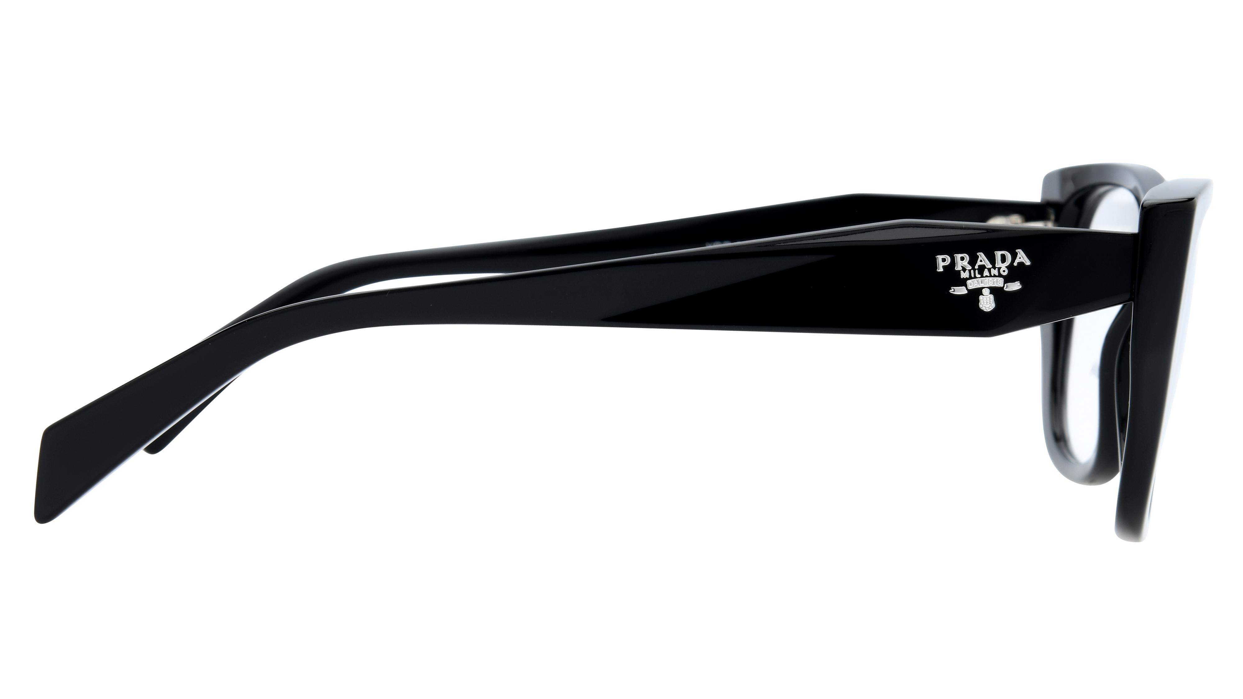Lunettes de vue Prada Femme Noir Papillon Pra18V Droite