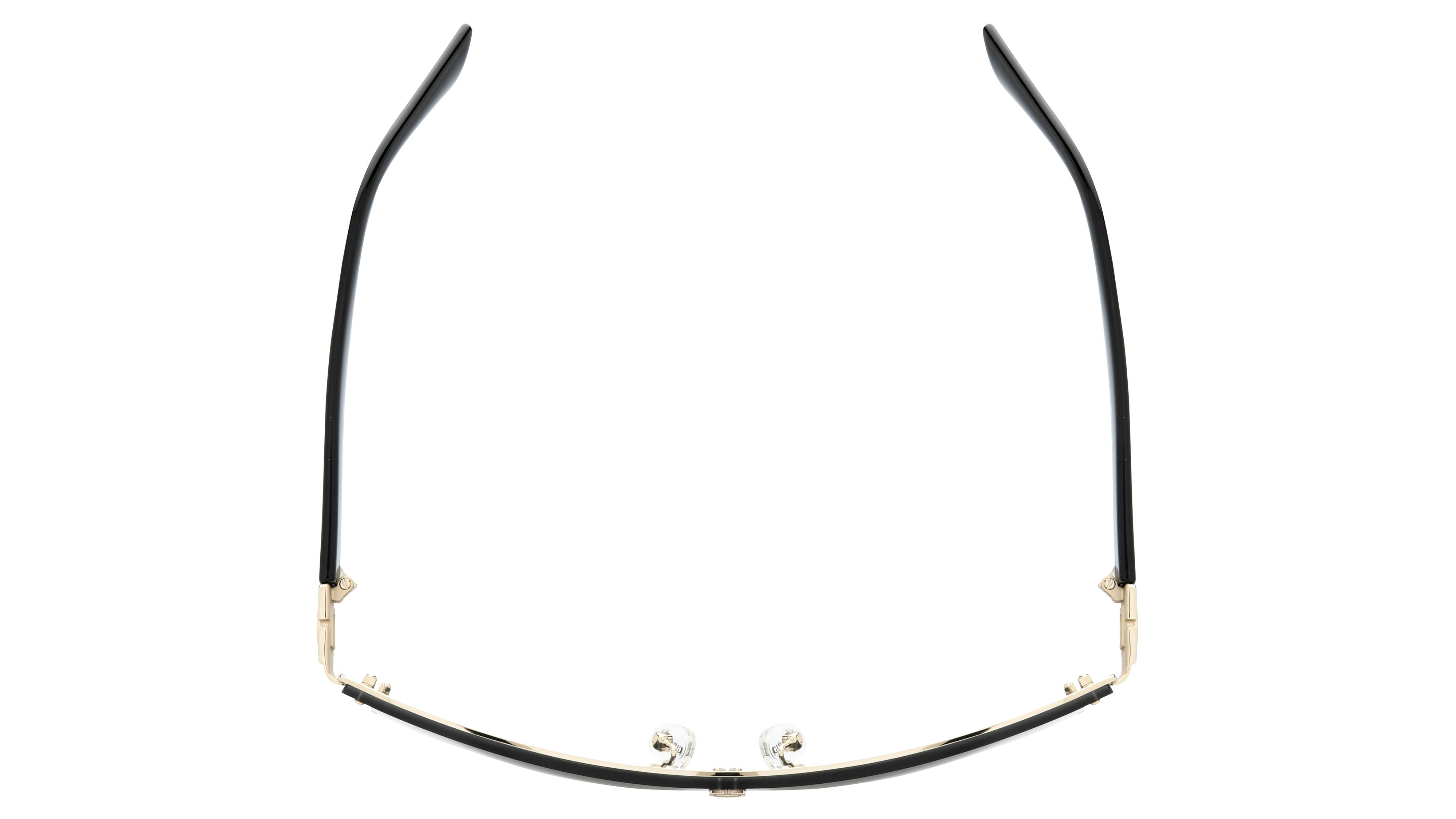 Lunettes de soleil Guess Femme Or Oversize GU00263 Dessus