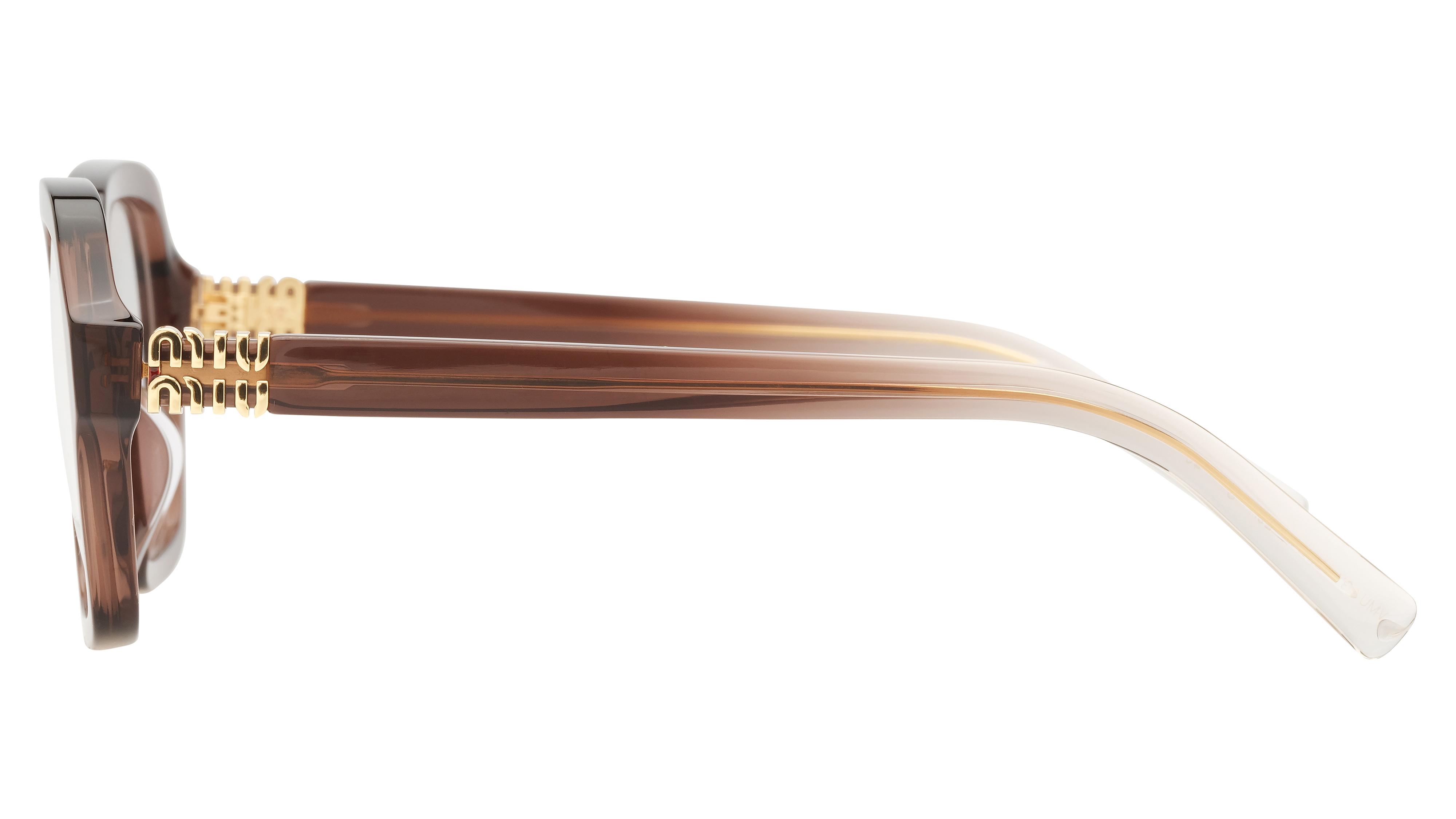 Lunettes de vue Miu Miu Femme Marron Carré Mu Gauche