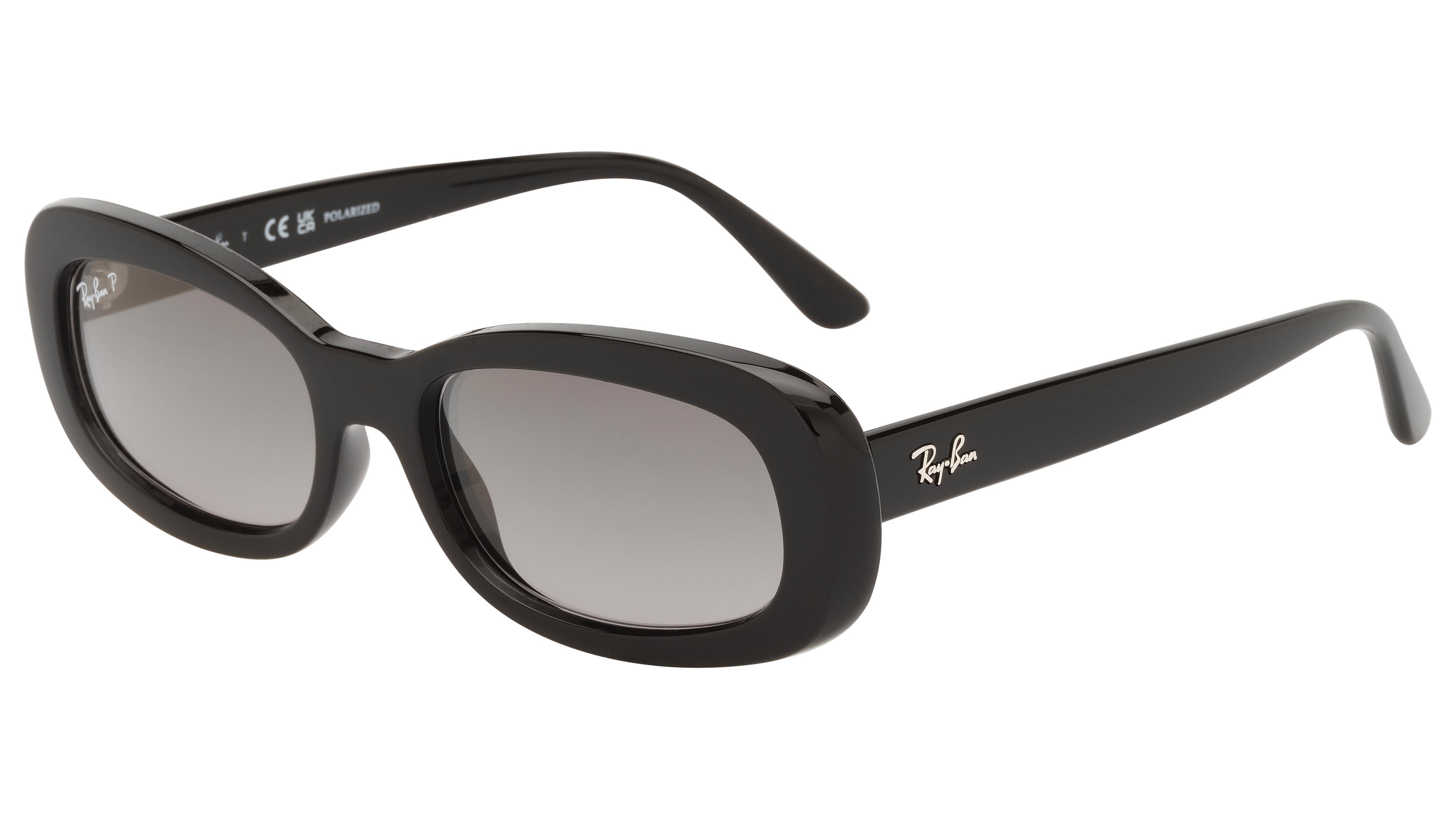 Lunettes de soleil Ray-Ban Femme Noir Ovale rb2221 Trois-Quart