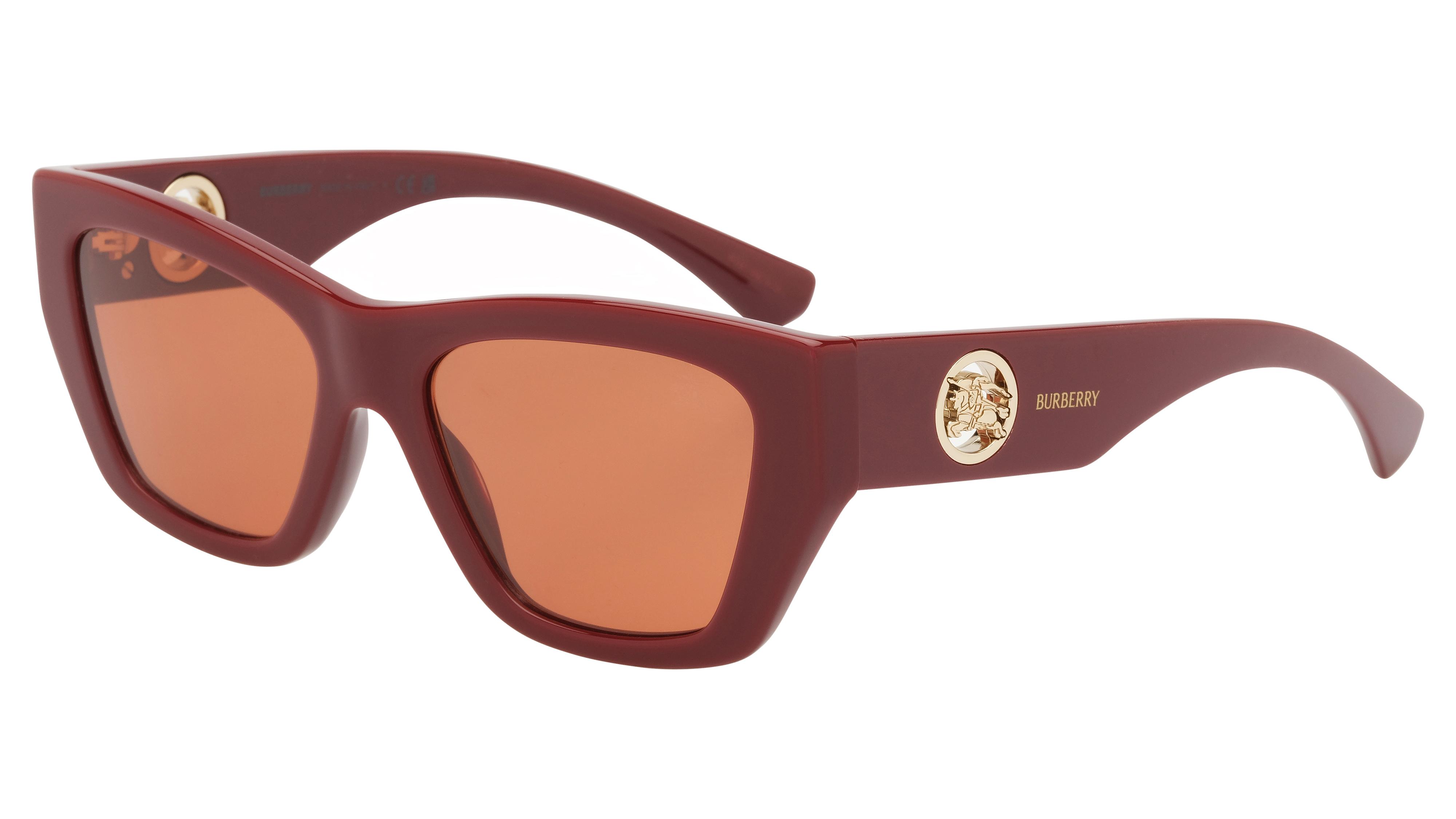Lunettes de soleil Burberry Femme Rouge Papillon be4492 Trois-Quart