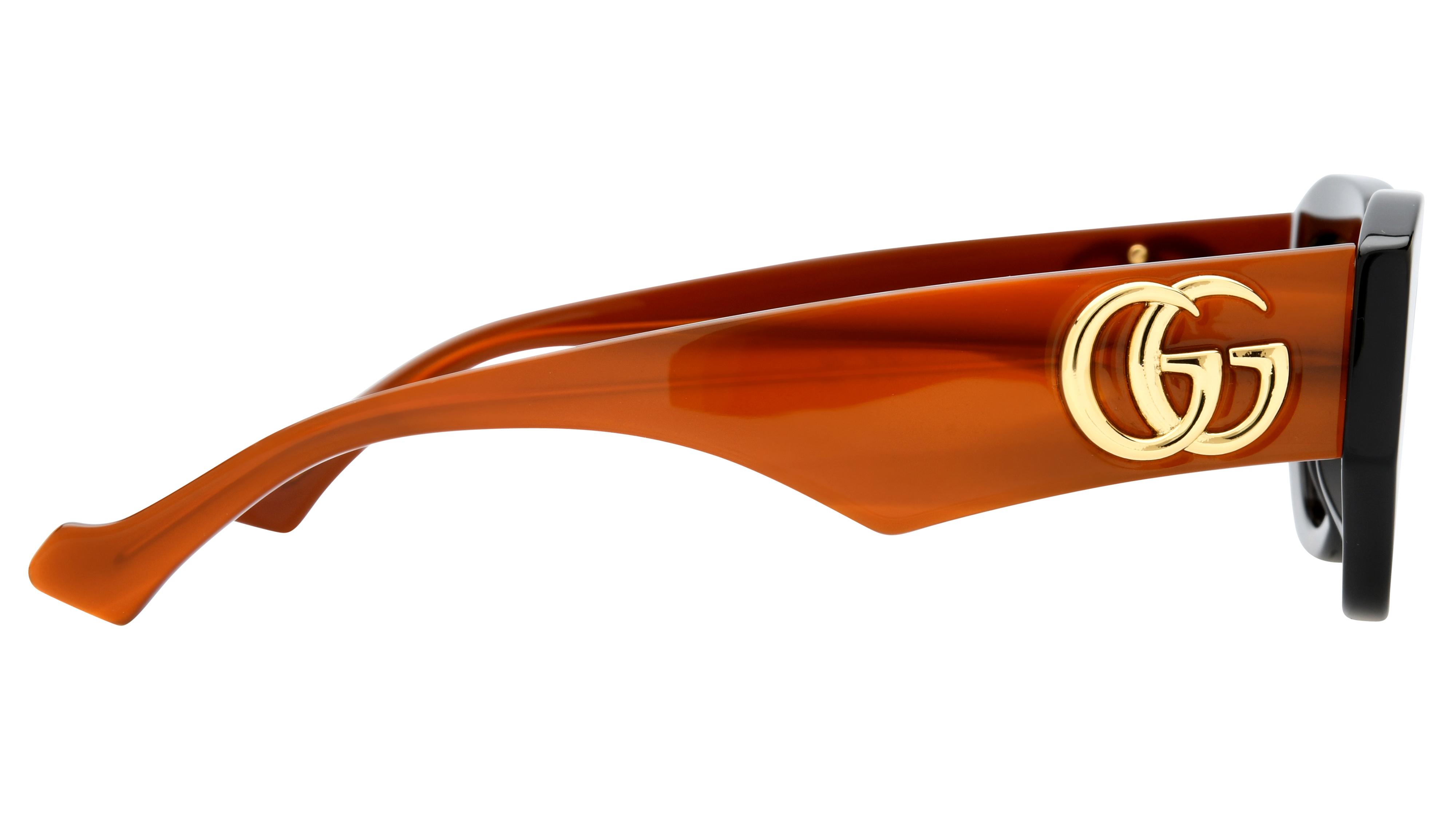Lunettes de soleil Gucci Femme Écaille Papillon GG1421S Droite
