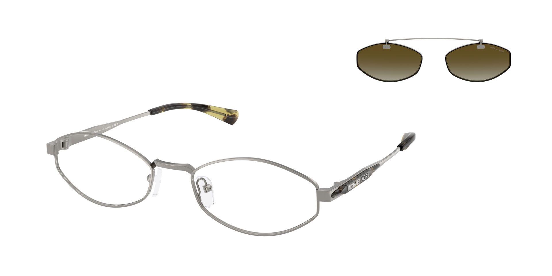 Lunettes de vue Michael Kors Femme Argent Ovale Mk1175 Droite