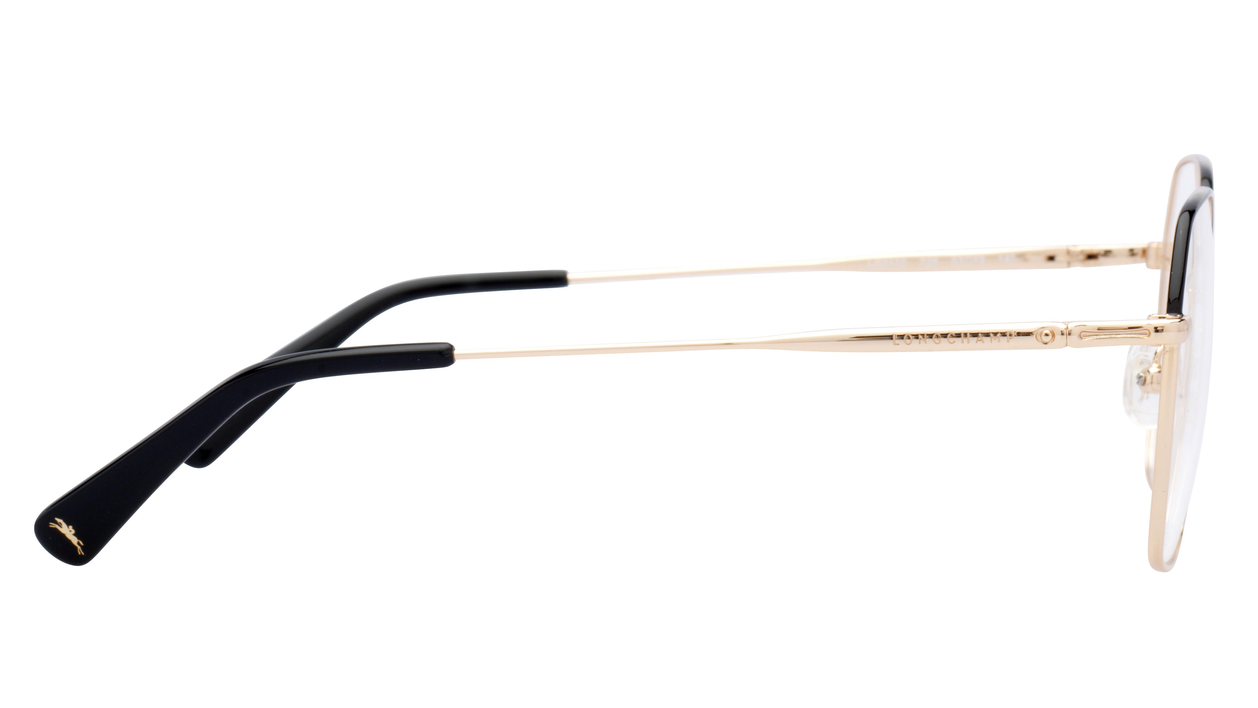 Lunettes de vue Longchamp Femme Noir Carré LO2152N Droite