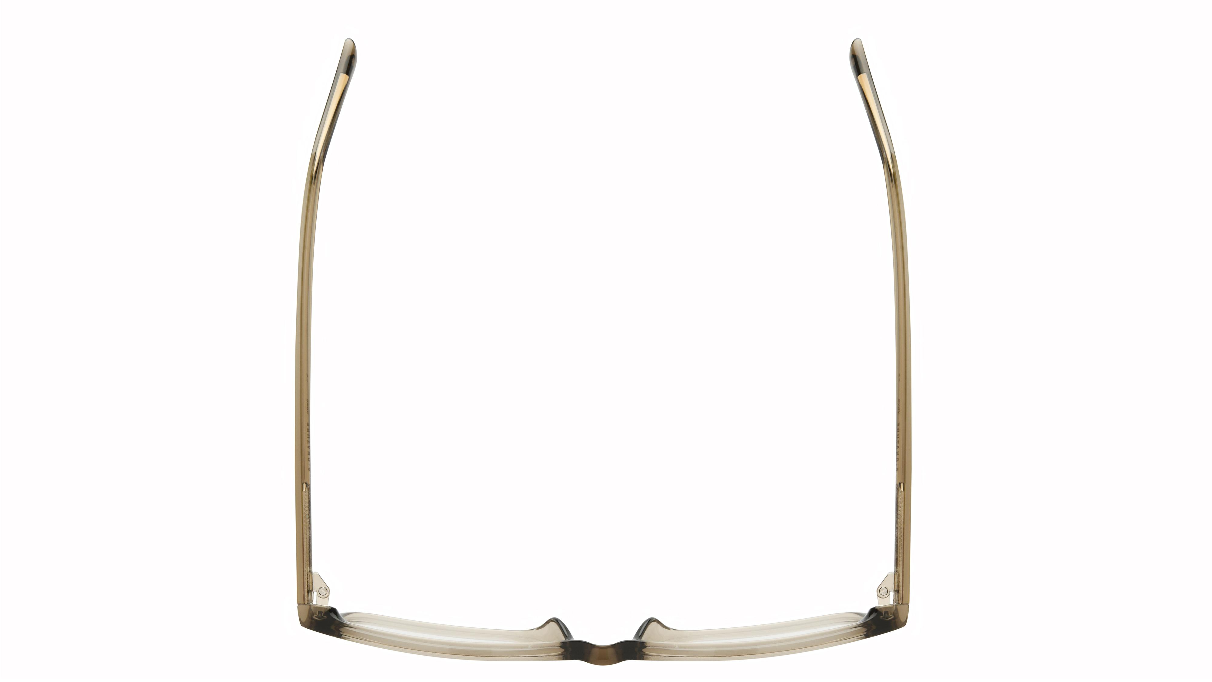 Lunettes de vue Krys Origine Homme Marron Rectangle Ess2603 Dessus