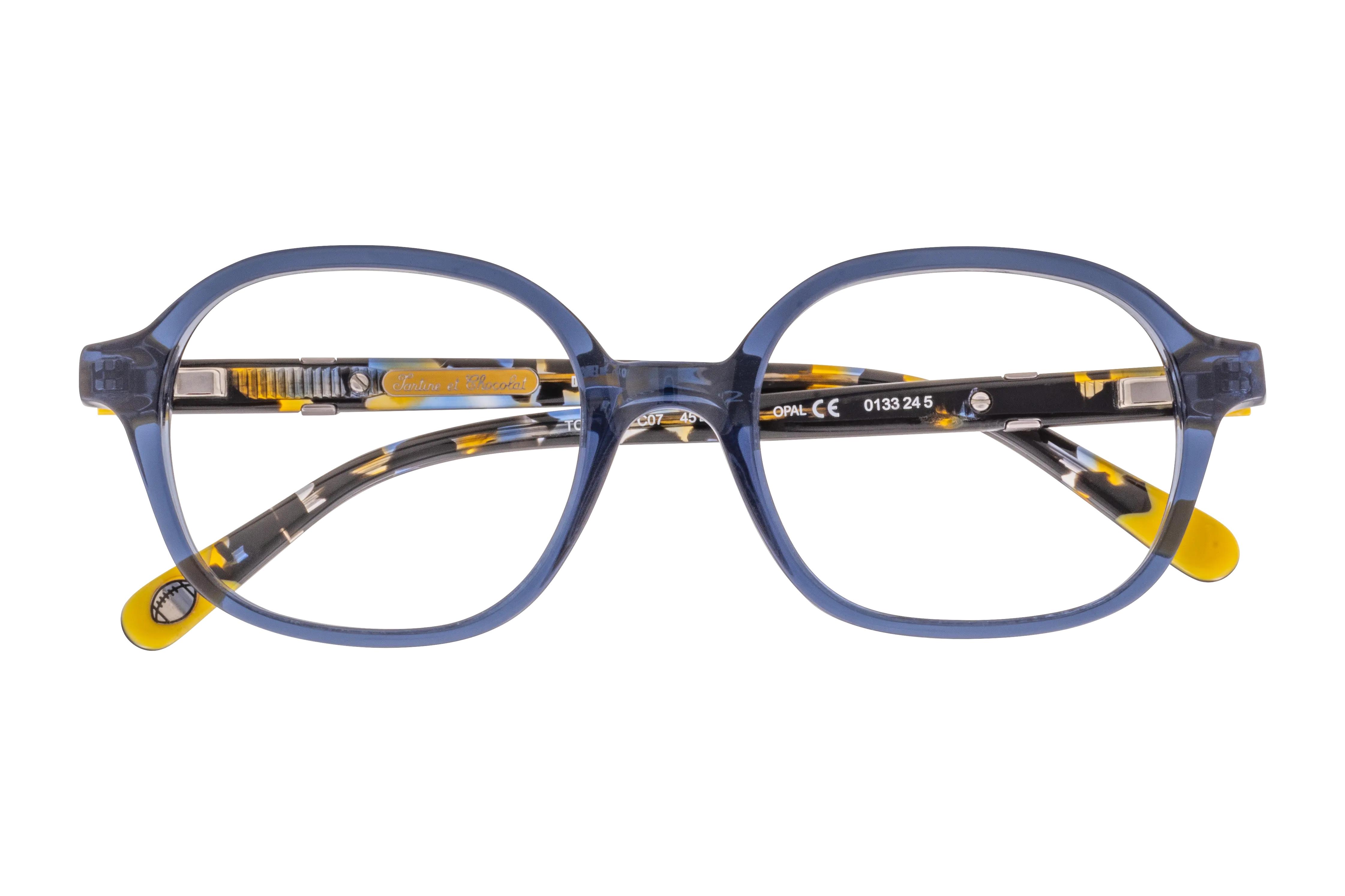 Lunettes de vue Tartine et Chocolat  Bleu Ovale TCAA418C07 Face
