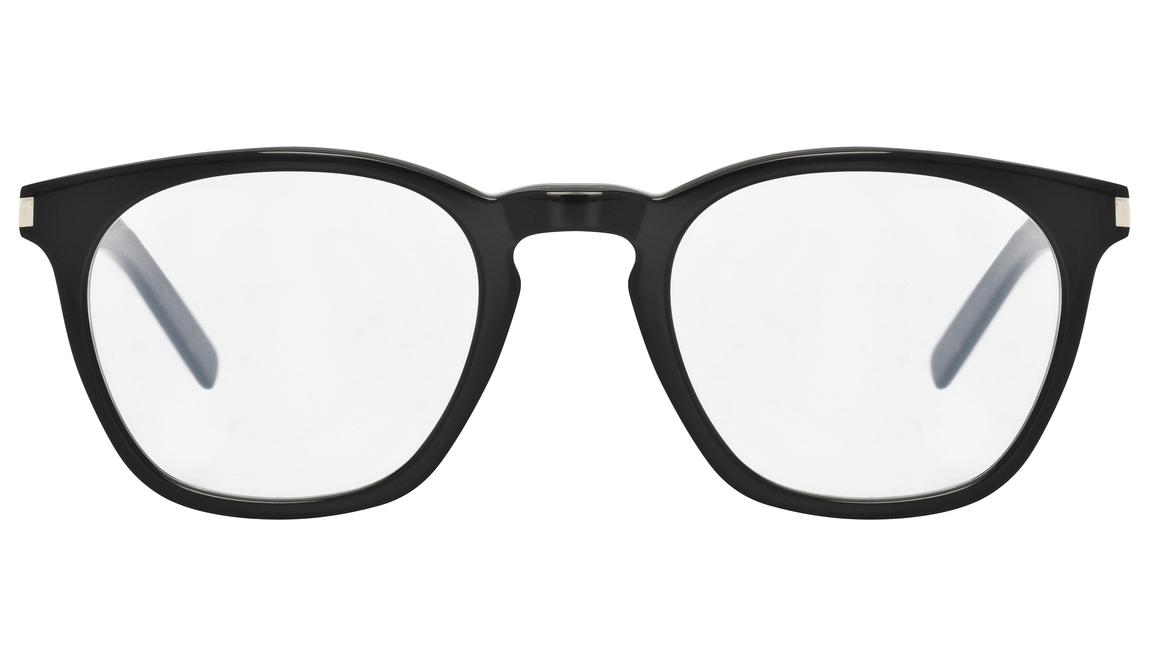 Lunettes de vue Saint Laurent Mixte Noir Pantos Sl30 Face