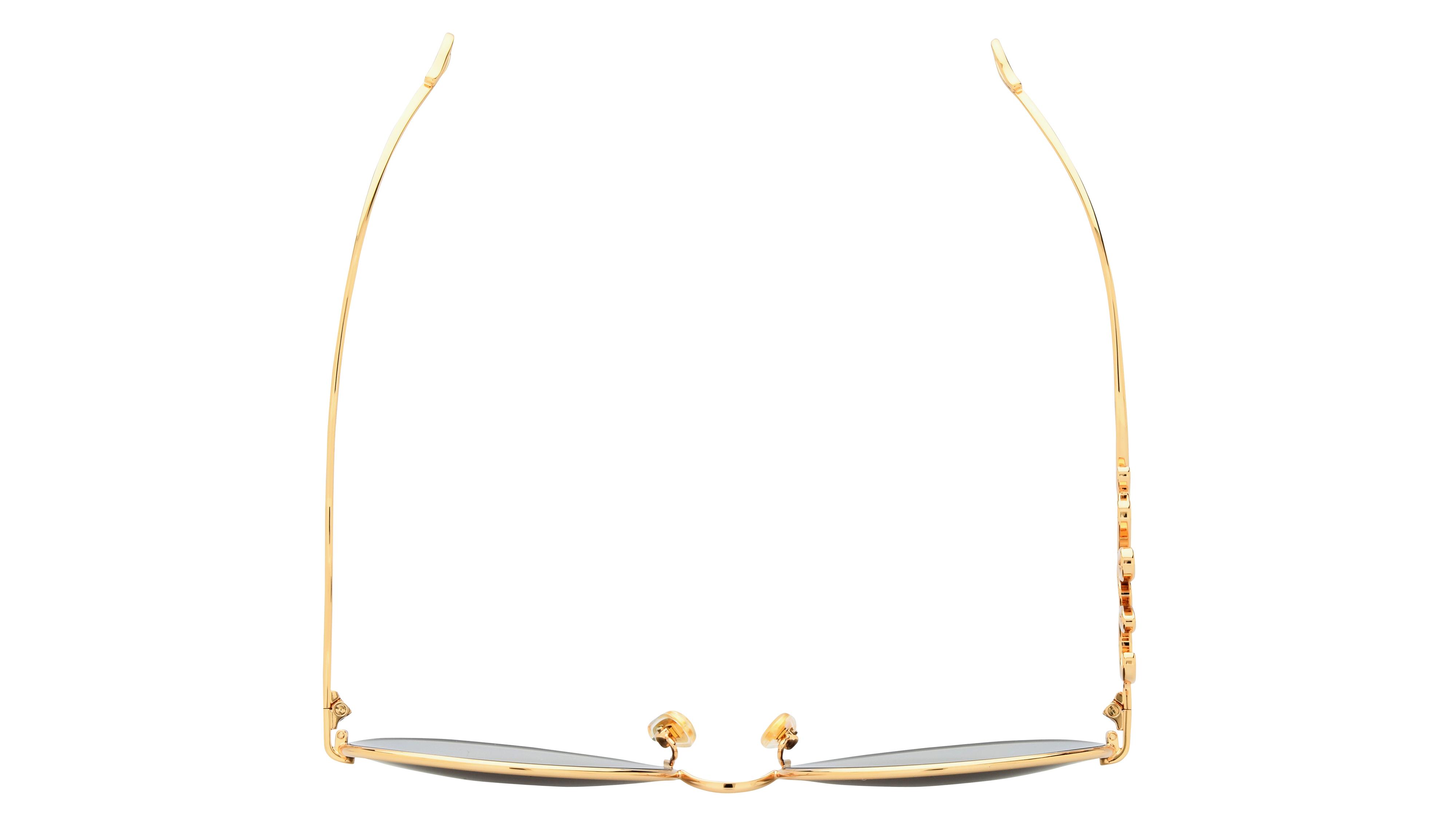 Lunettes de soleil Chloé Femme Or Pantos CH0329S Dessus