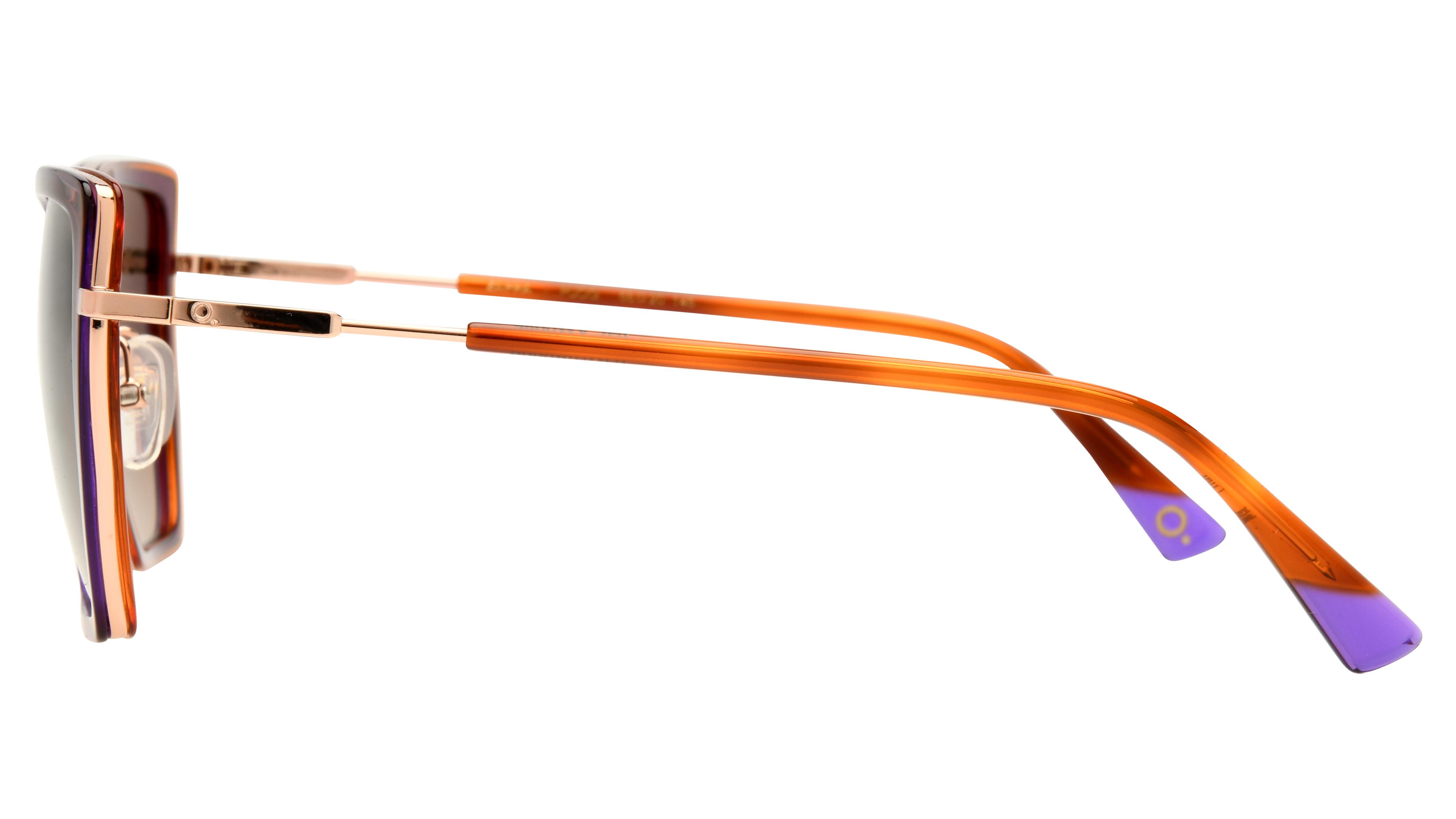 Lunettes de soleil Etnia Barcelona Femme Écaille Papillon Zafra Gauche